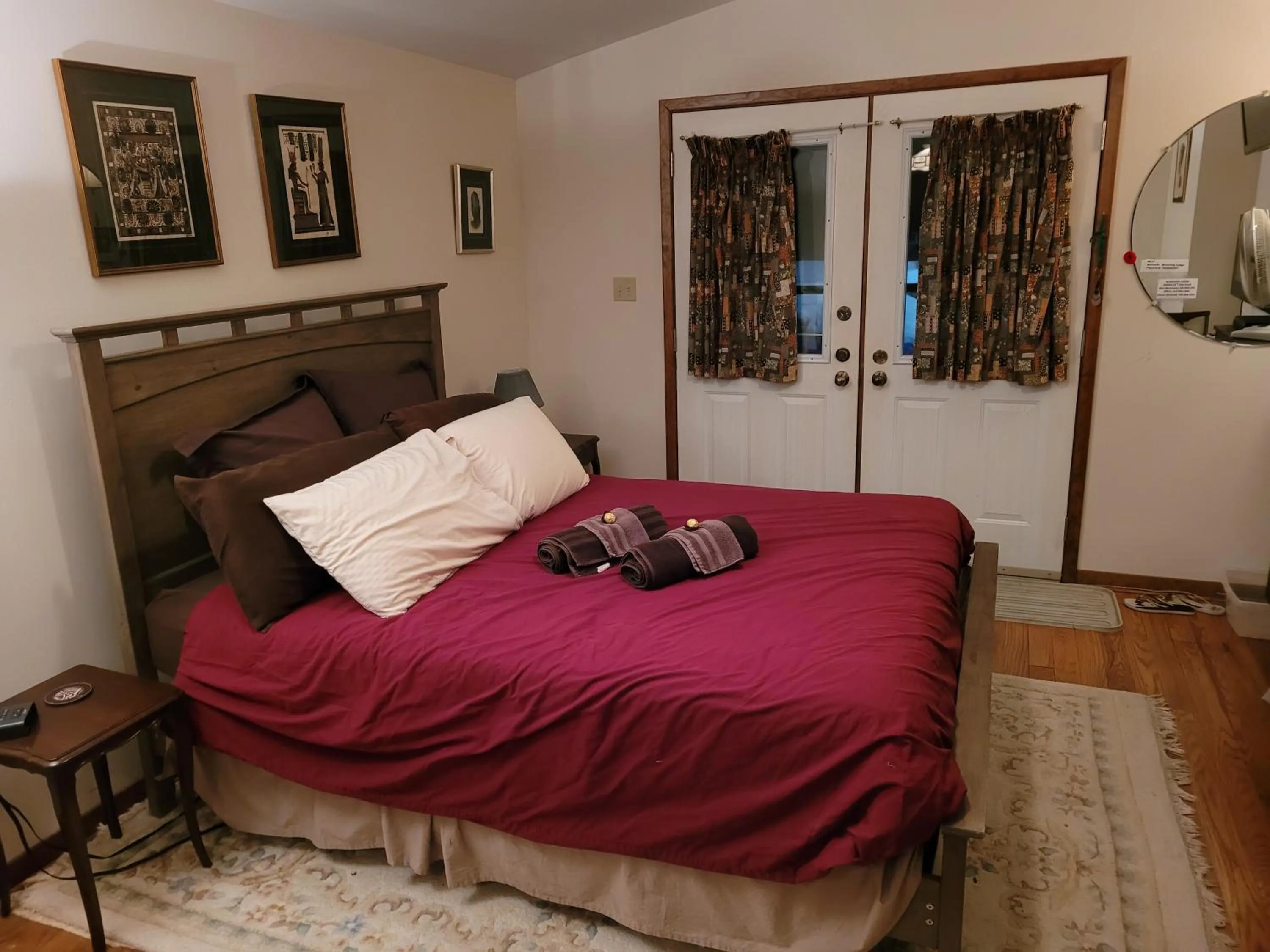 Bed in Bowering Lodge