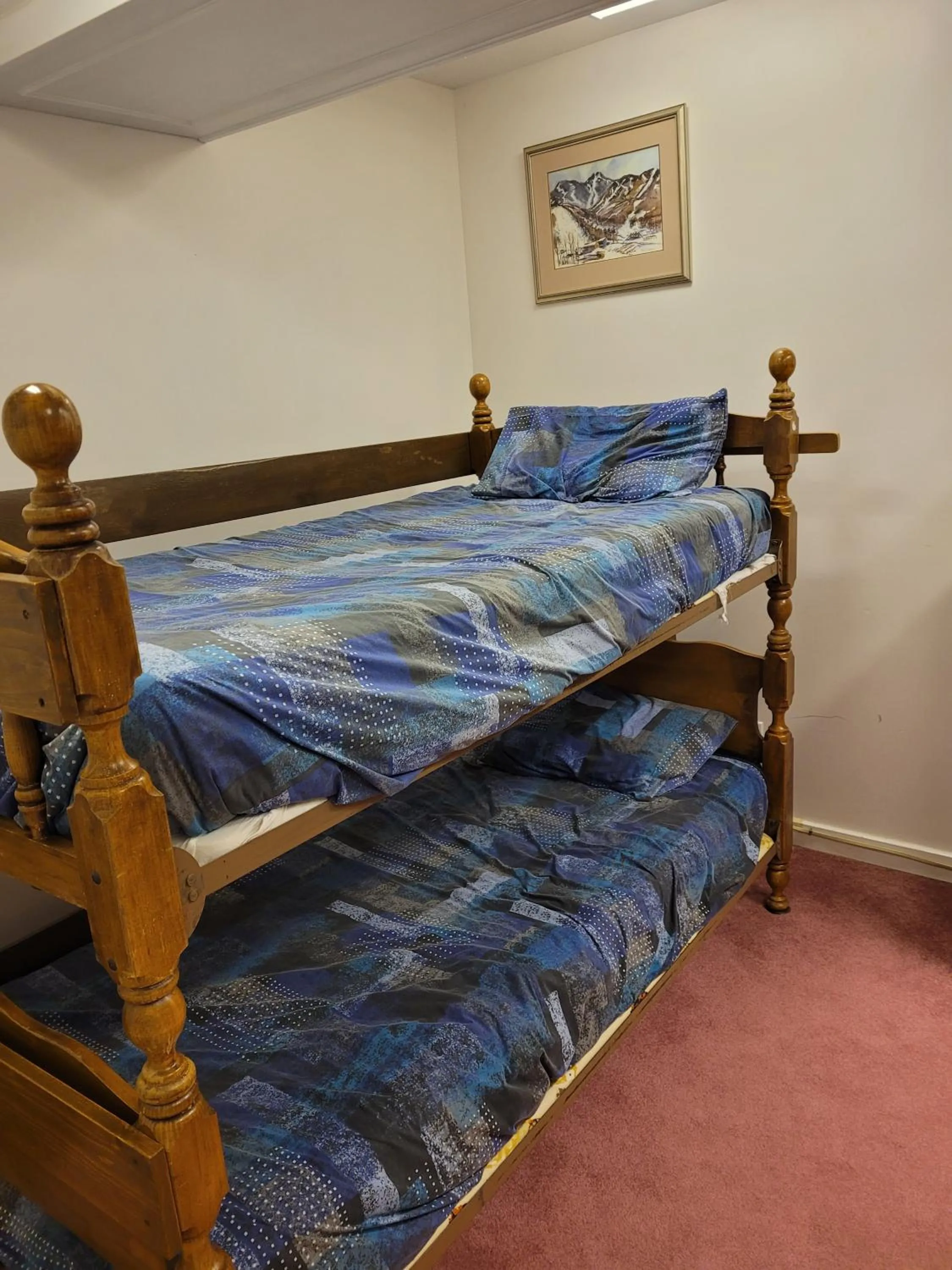 Bed in Bowering Lodge