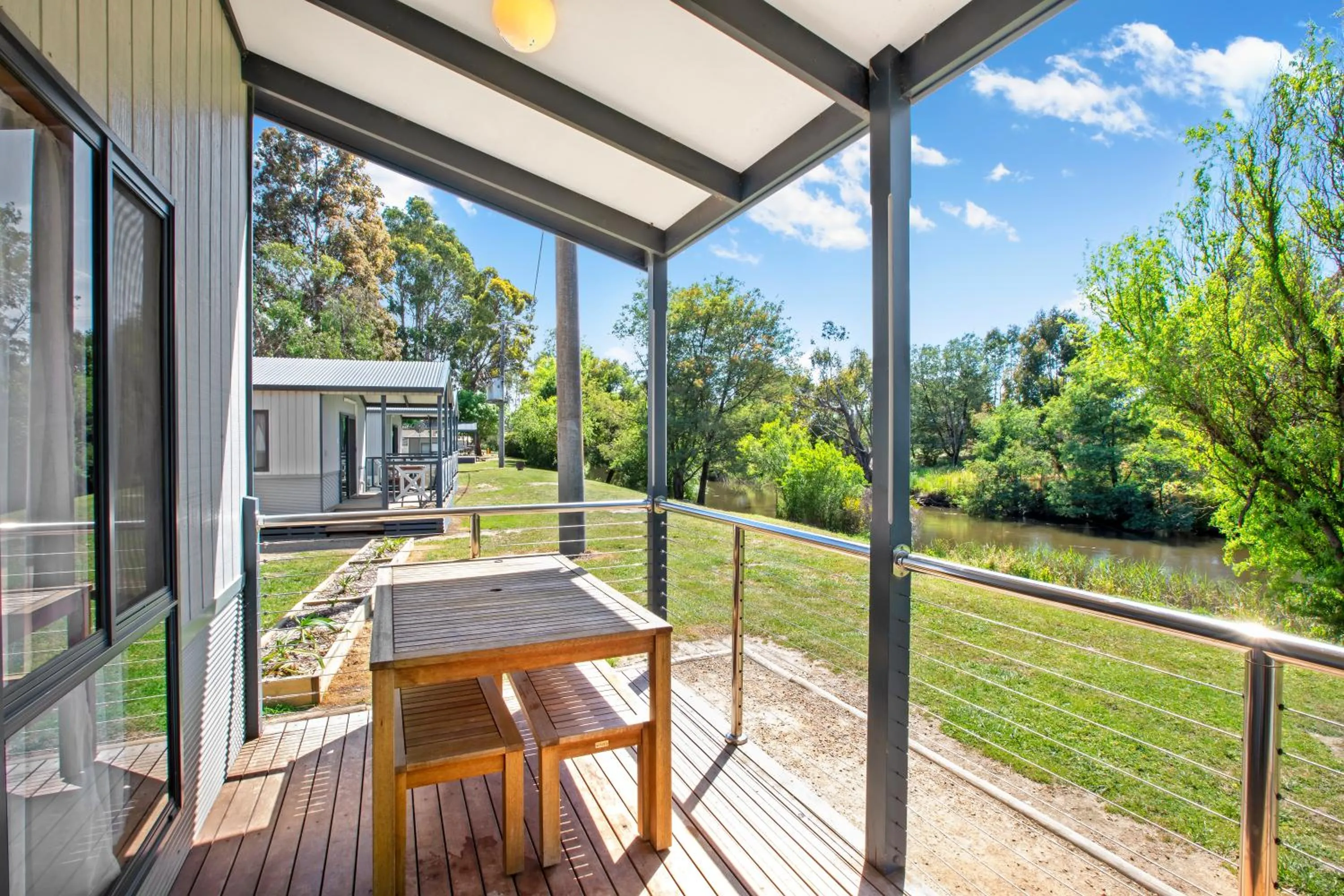 River view in BIG4 Taggerty Holiday Park