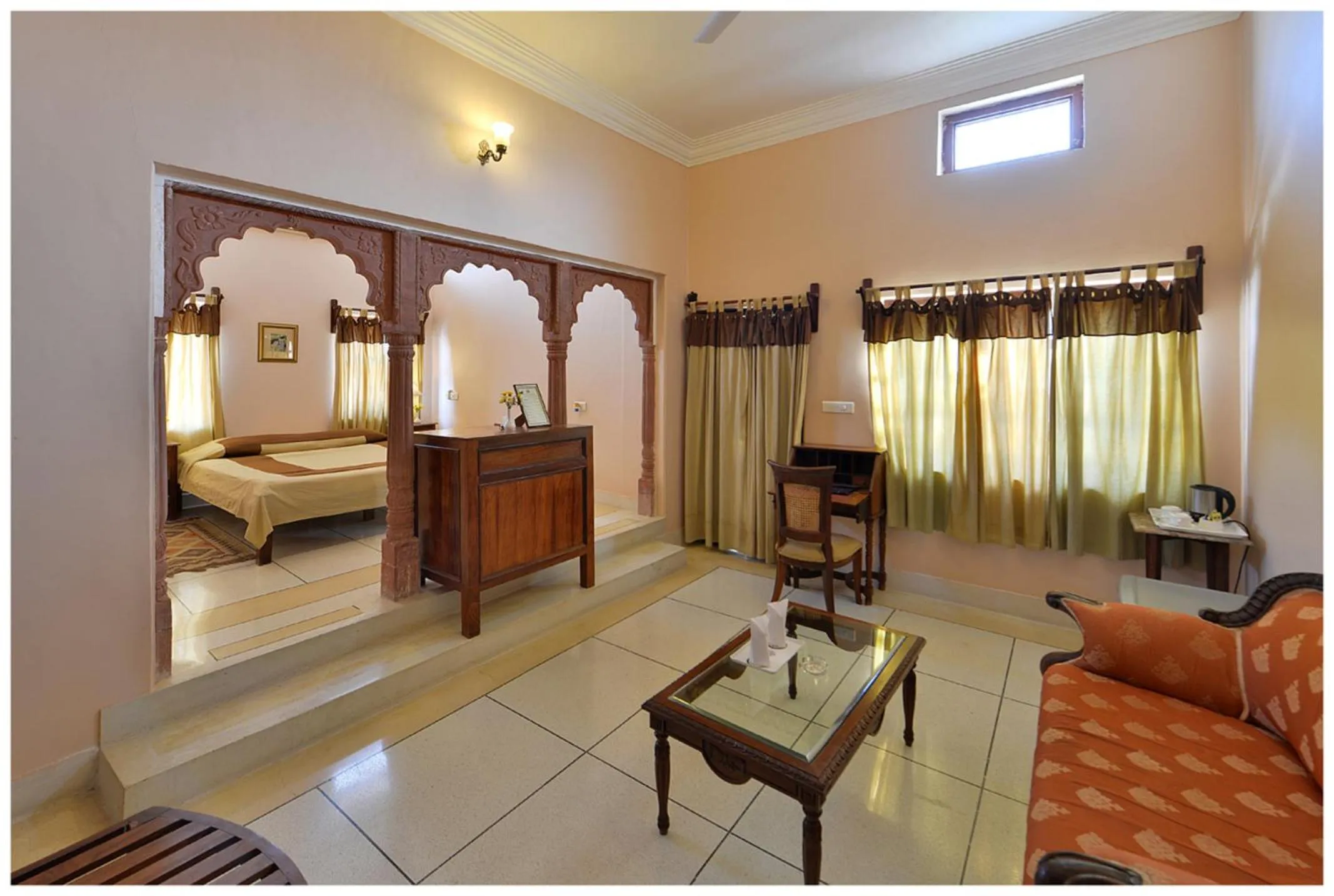 Bedroom in Hotel Castle Bijaipur
