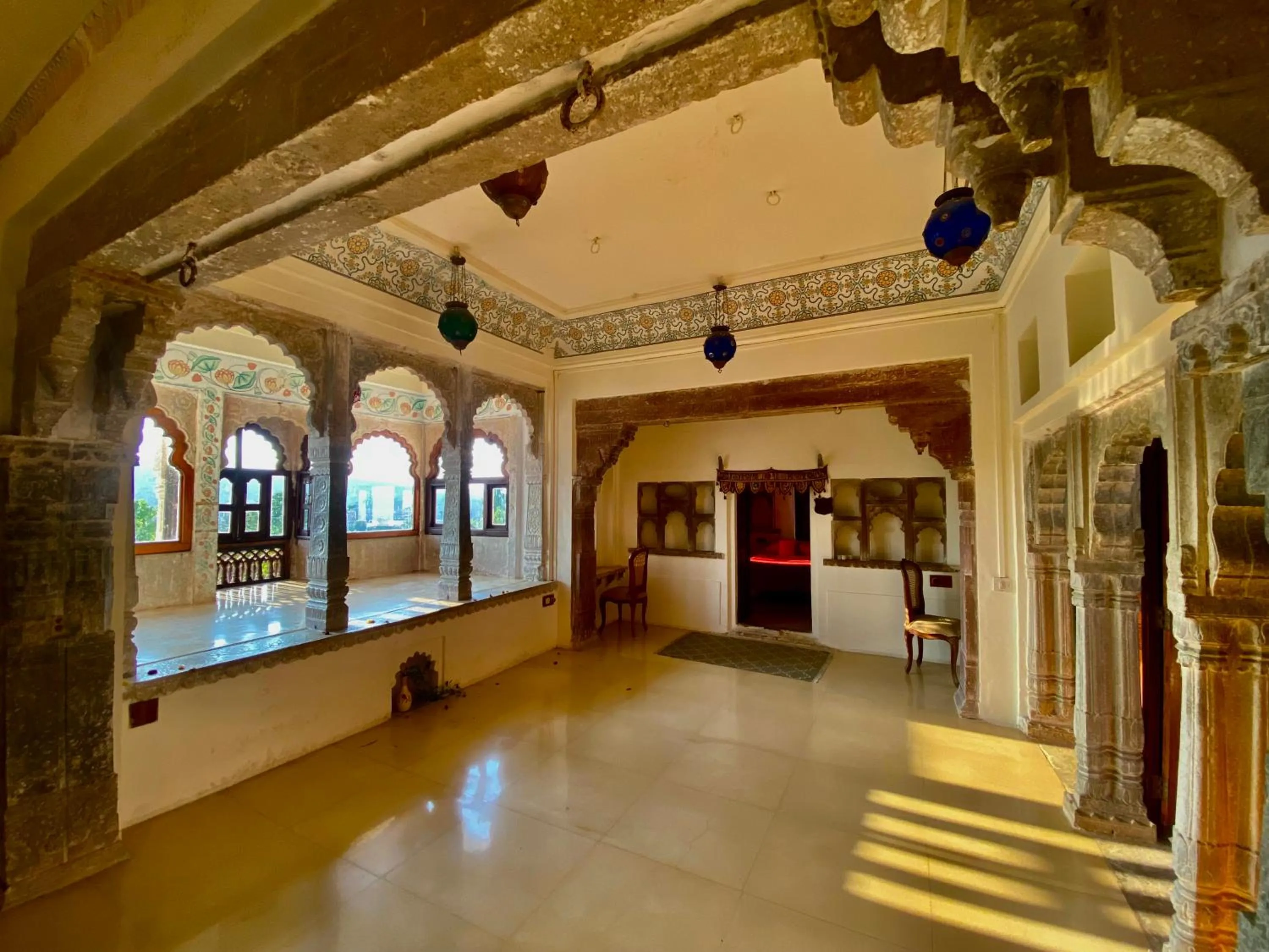Lobby or reception in Hotel Castle Bijaipur
