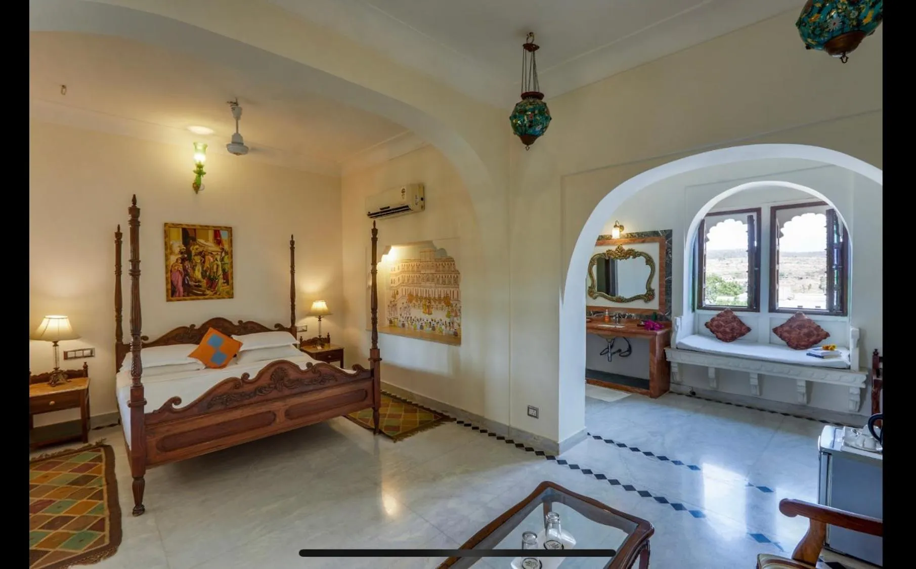 Bedroom in Hotel Castle Bijaipur