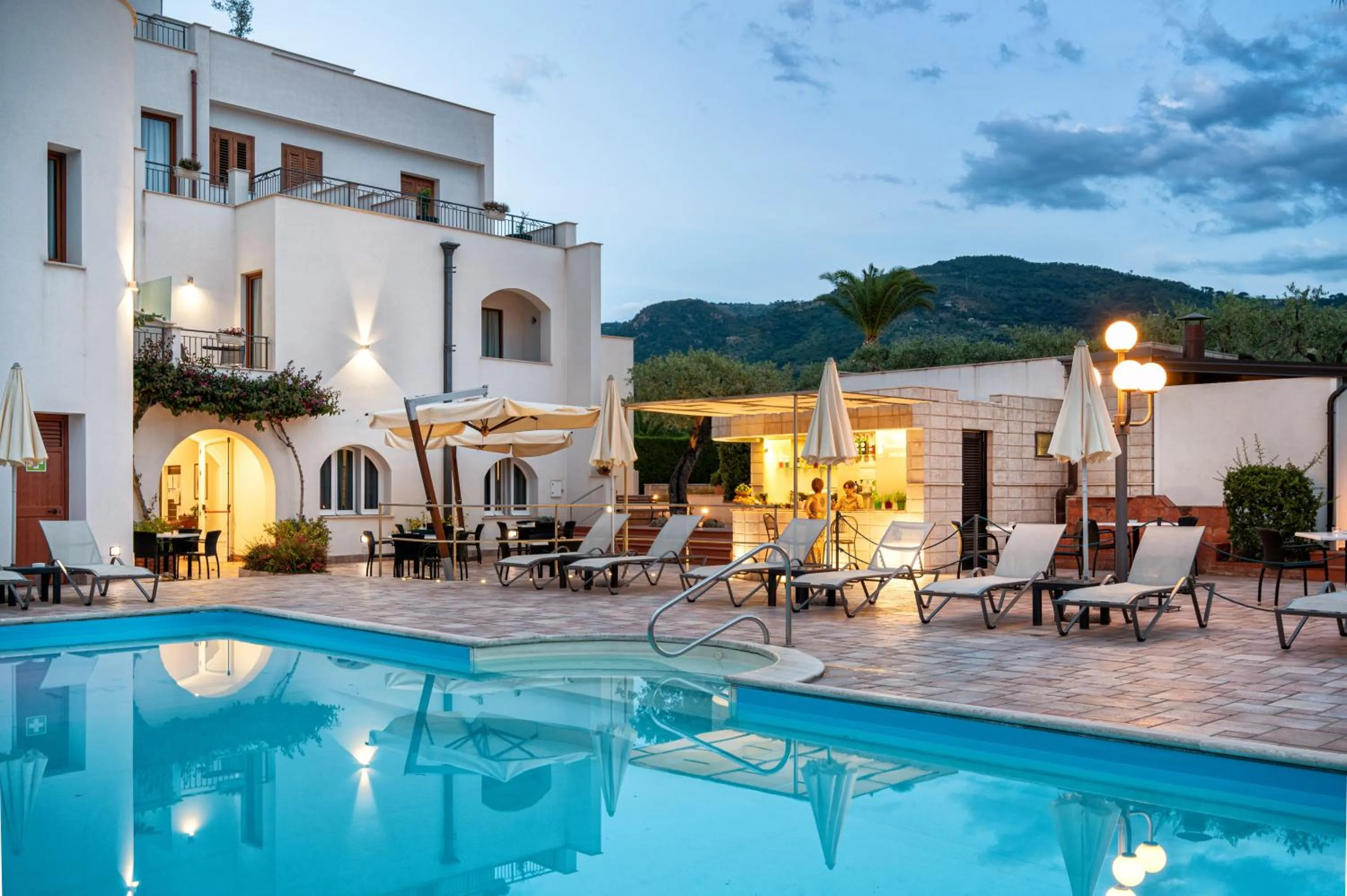 Swimming pool in Hotiday Cefalù Mazzaforno