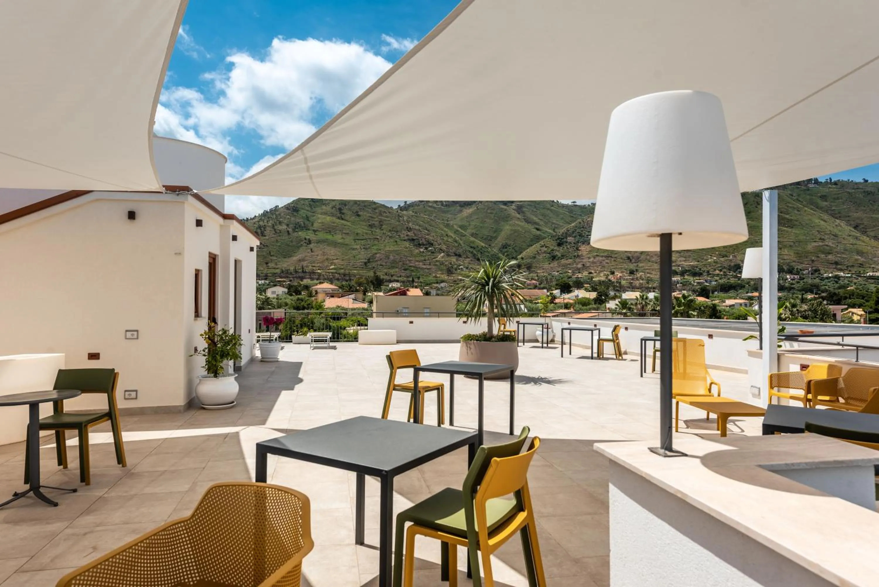 Balcony/Terrace in Hotiday Cefalù Mazzaforno