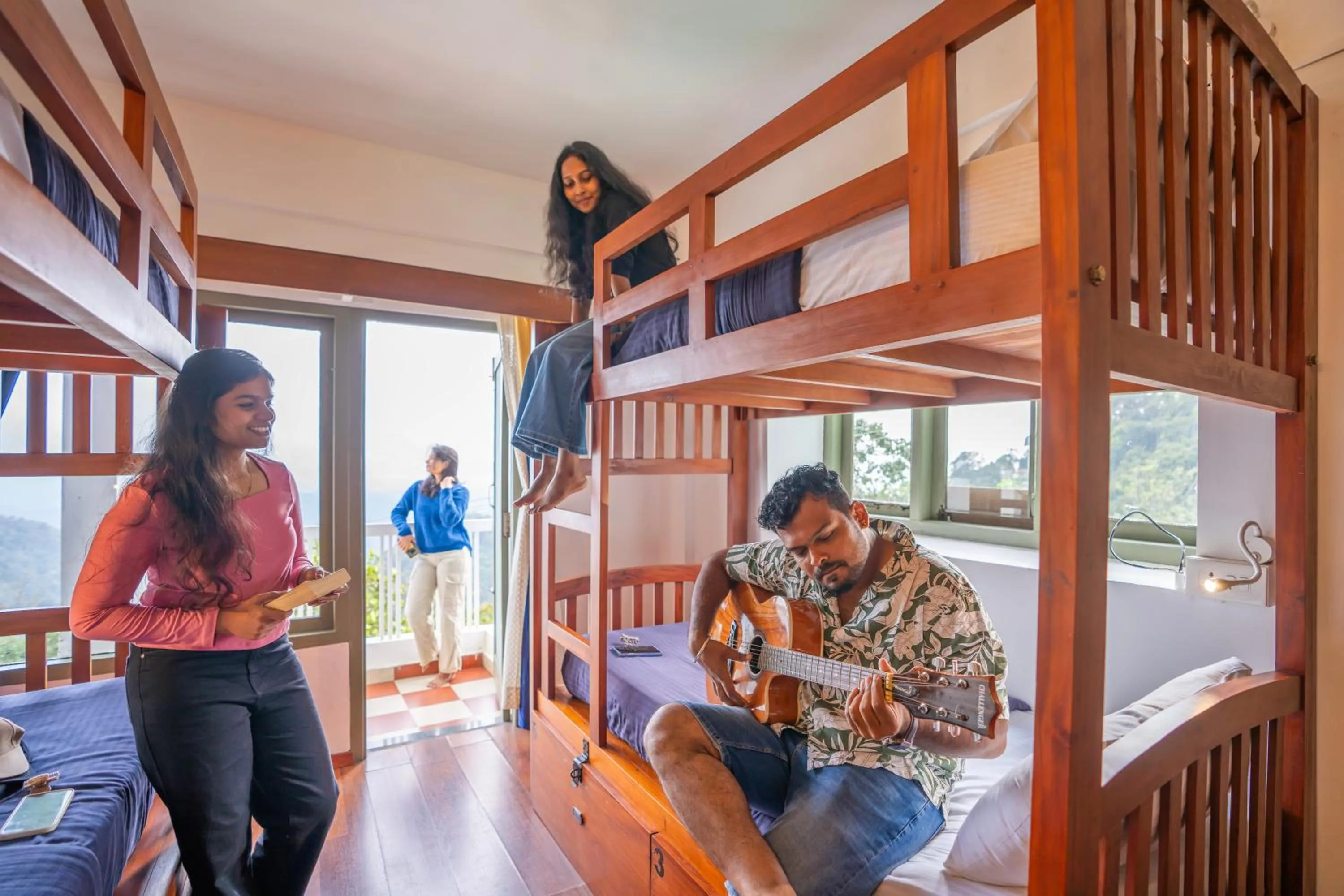 Guests in Monkey Tribe Munnar