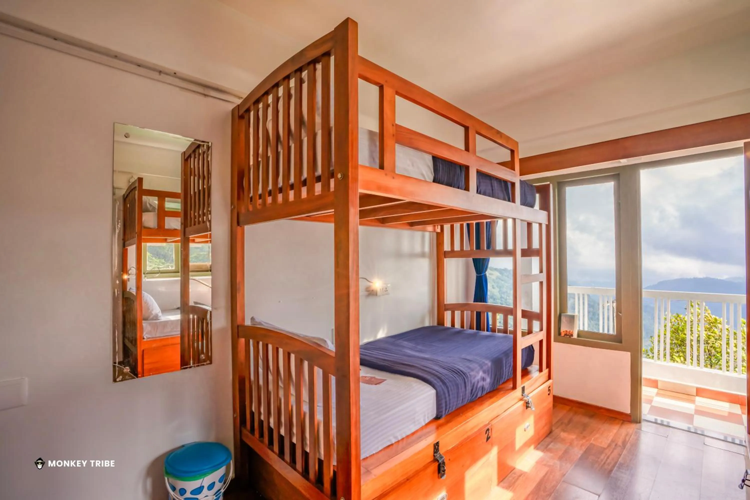 bunk bed, Bed in Monkey Tribe Munnar
