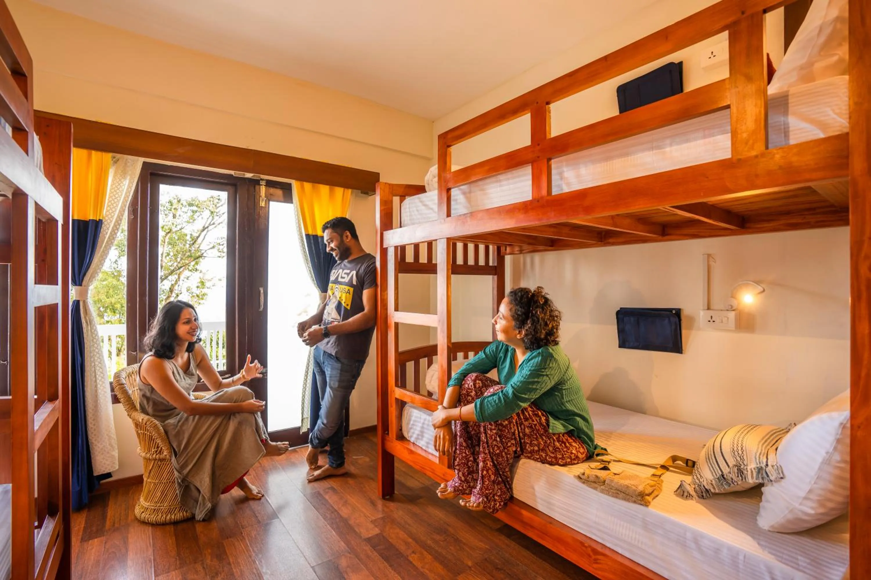 Bedroom, Bed in Monkey Tribe Munnar