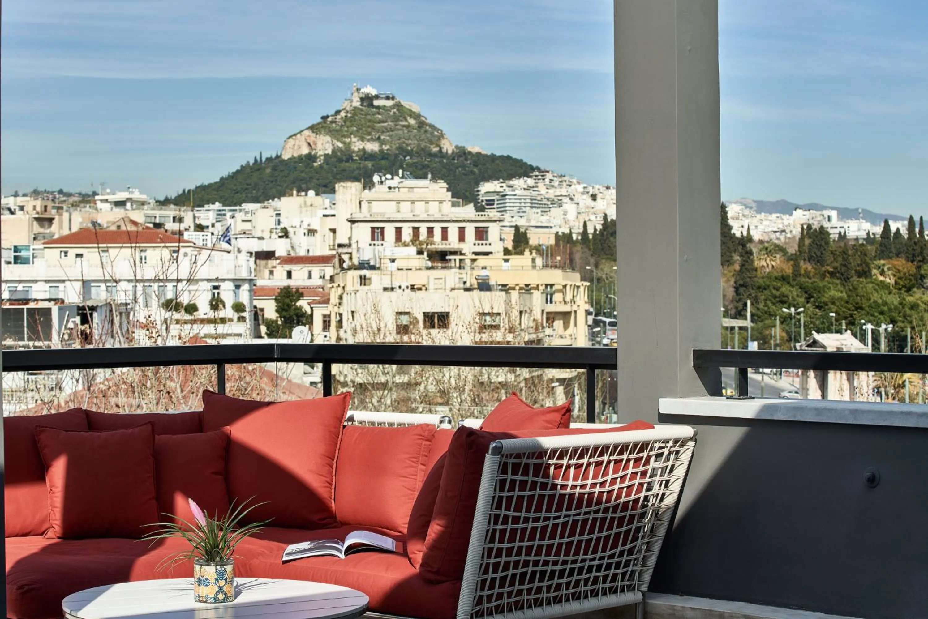 Balcony/Terrace in AthensWas Design Hotel