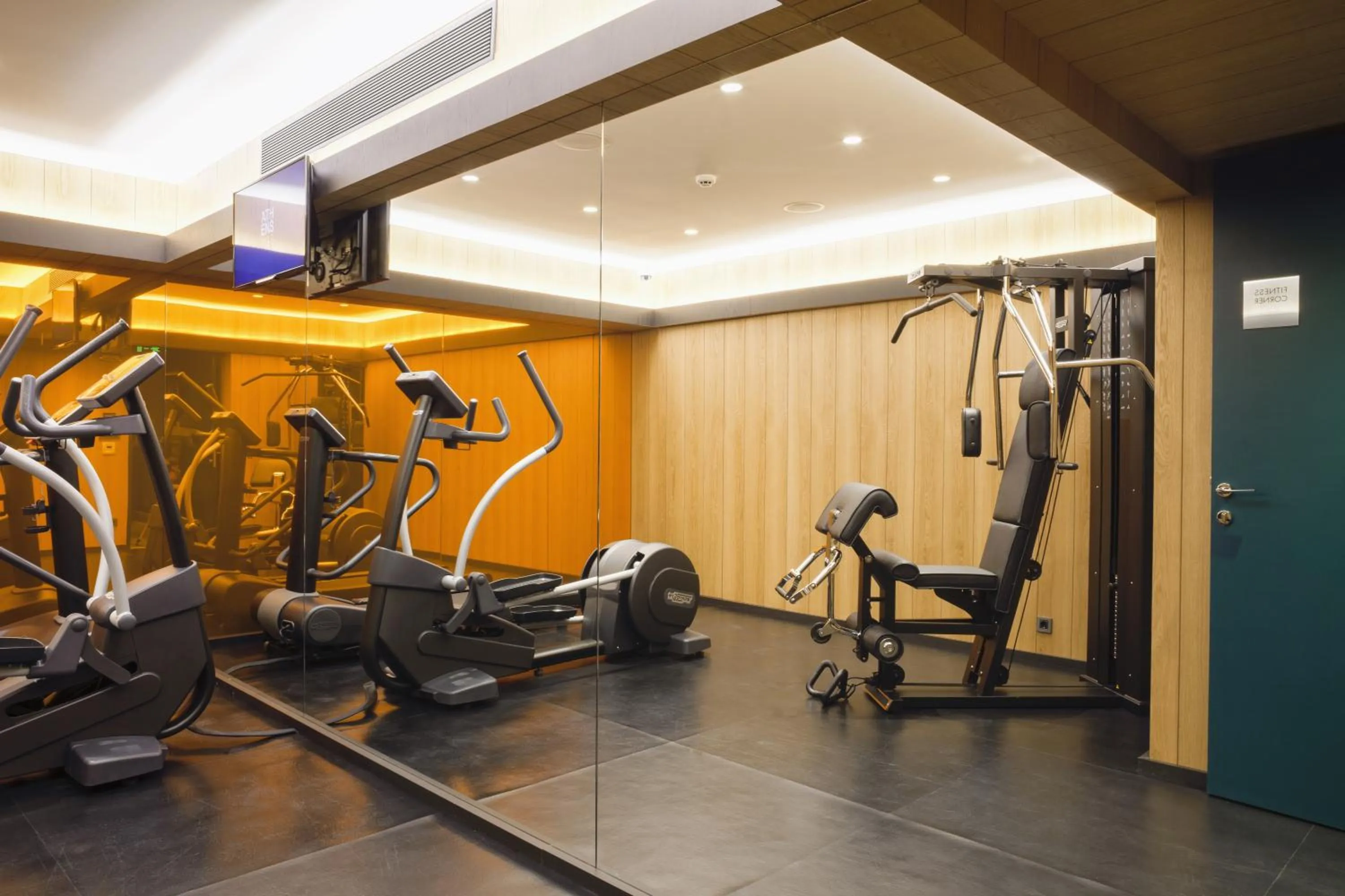 Fitness centre/facilities in AthensWas Design Hotel