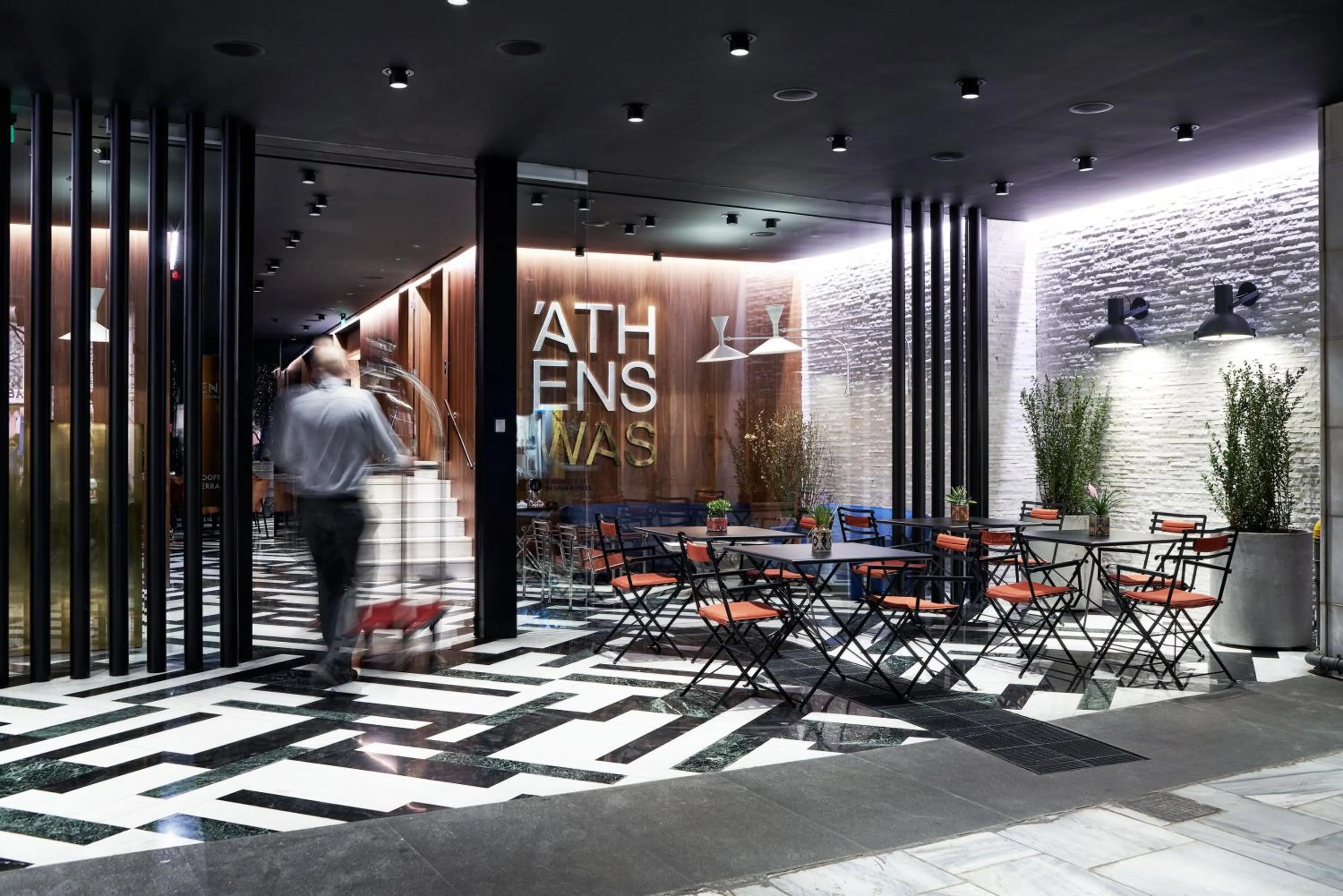 Facade/entrance in AthensWas Design Hotel