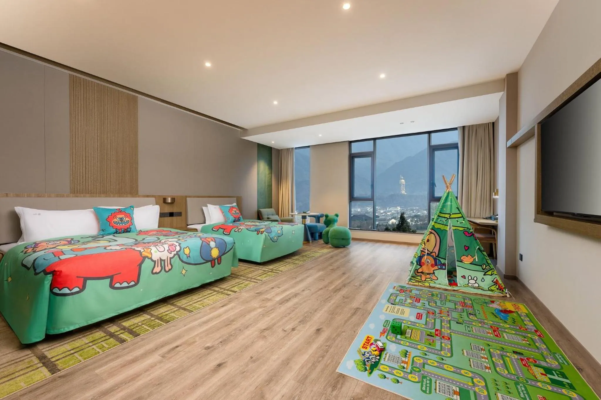 Bedroom, Bed in Holiday Inn Jiuhua Mountain Hot Spring by IHG