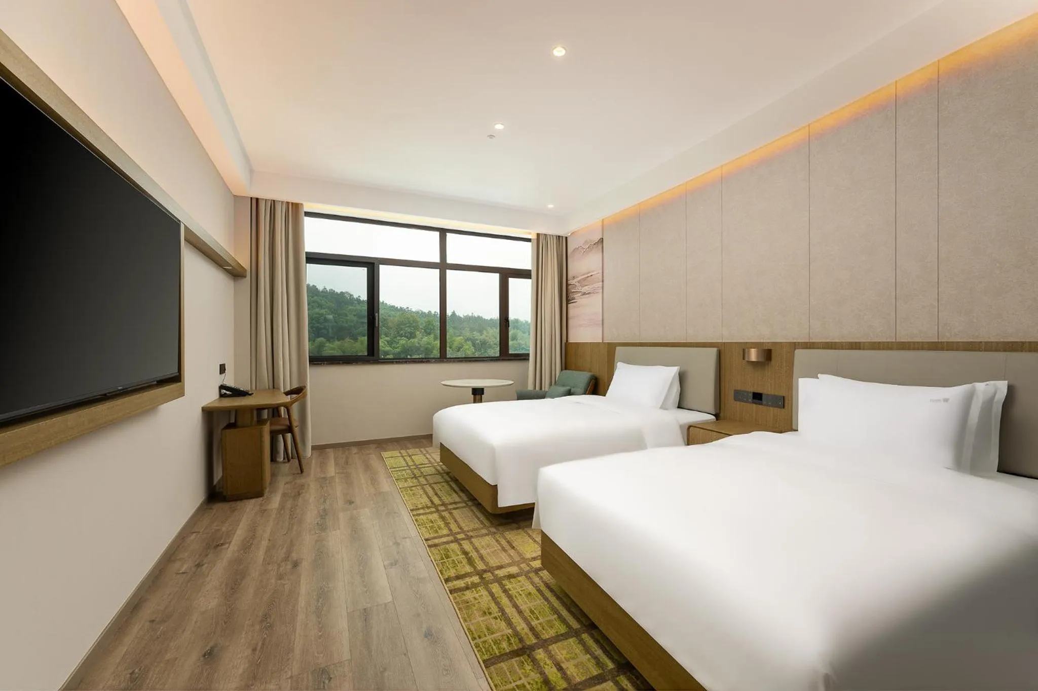 Bedroom, Bed in Holiday Inn Jiuhua Mountain Hot Spring by IHG