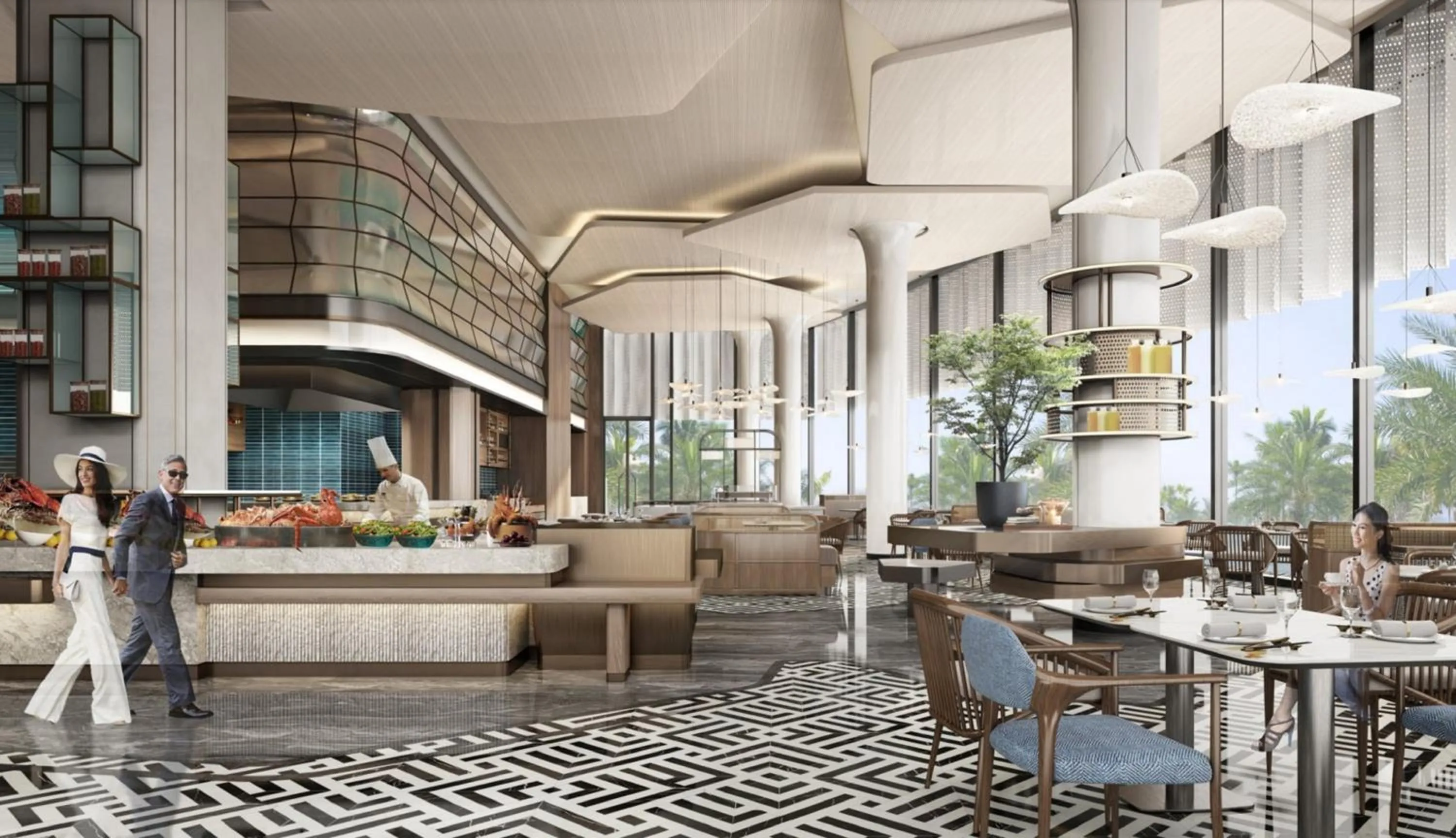 Restaurant/places to eat in Crowne Plaza Sanya Yazhou Bay by IHG