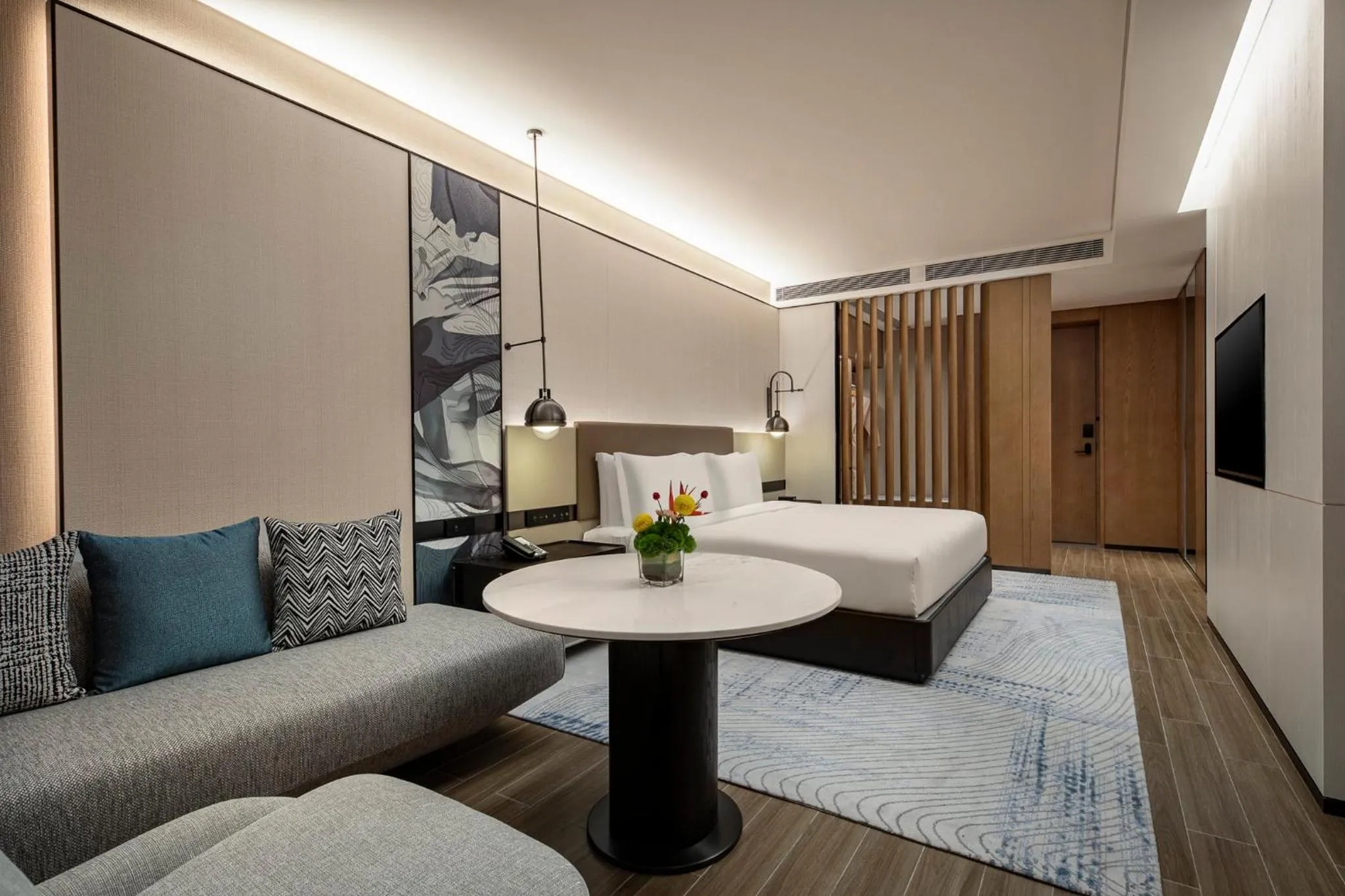 Photo of the whole room in Crowne Plaza Sanya Yazhou Bay by IHG