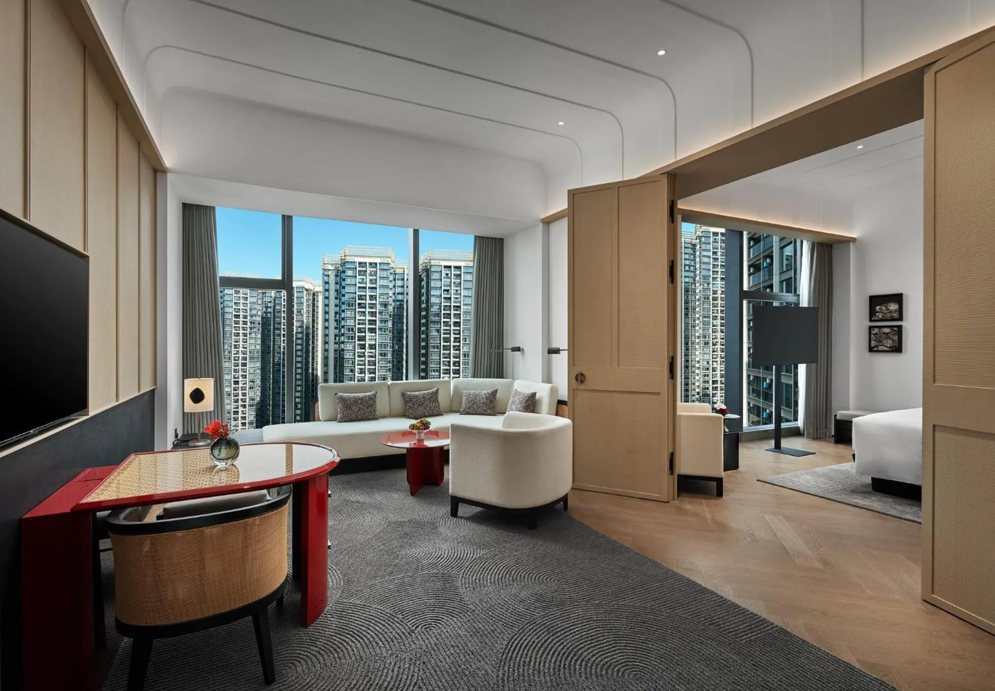 Living room in HUALUXE Shenzhen Bao'an