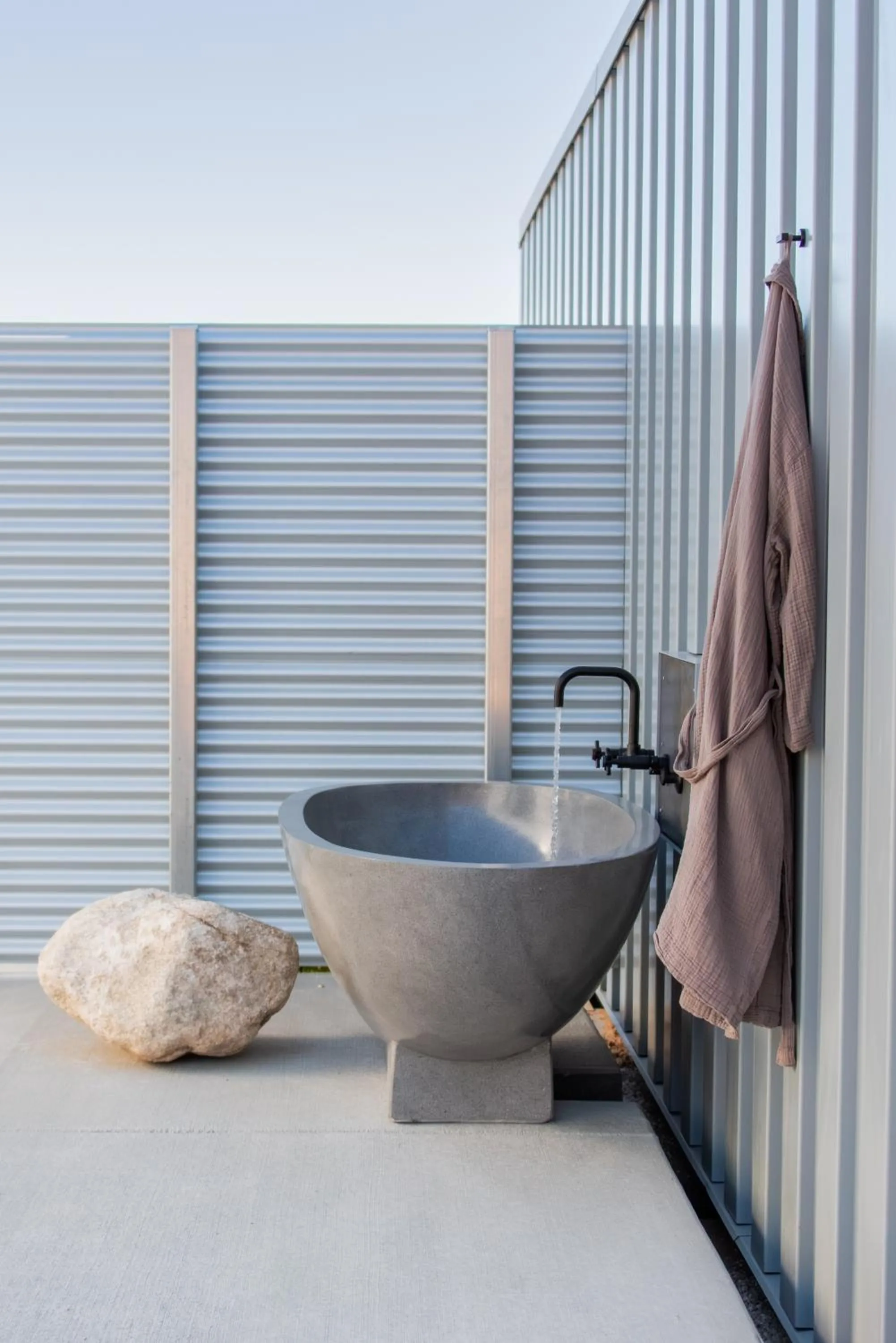 Open Air Bath in RESET Hotel Joshua Tree