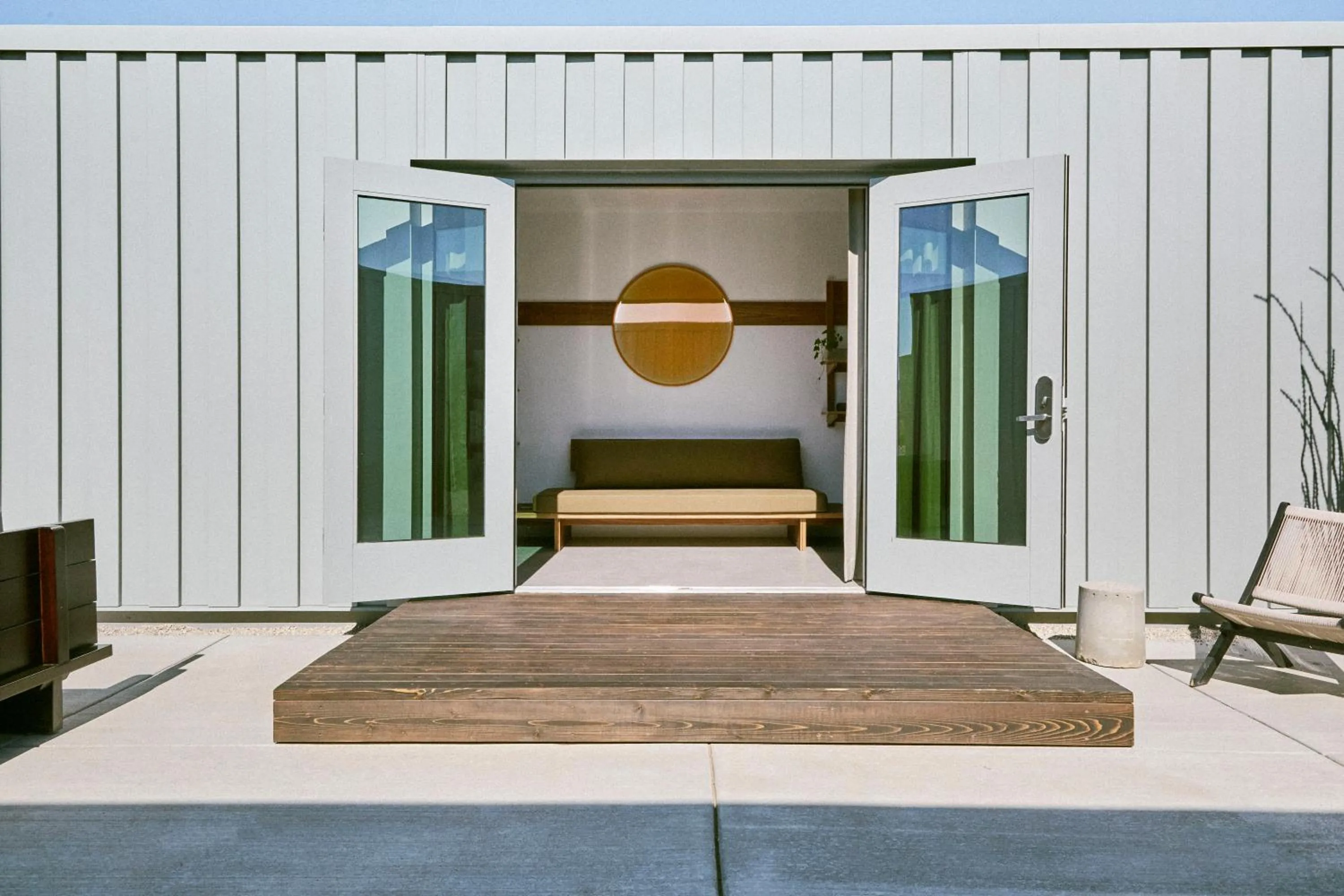 Patio in RESET Hotel Joshua Tree