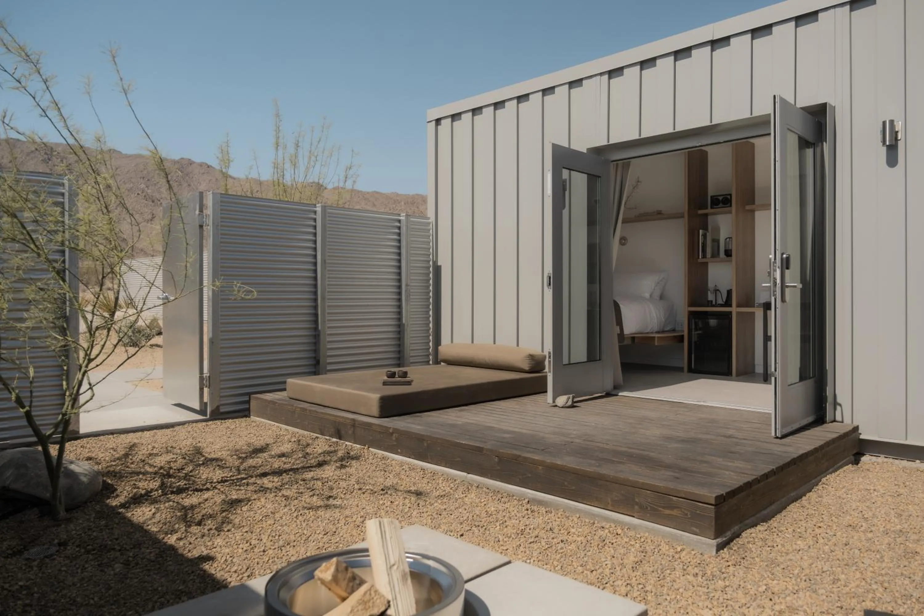 Patio in RESET Hotel Joshua Tree