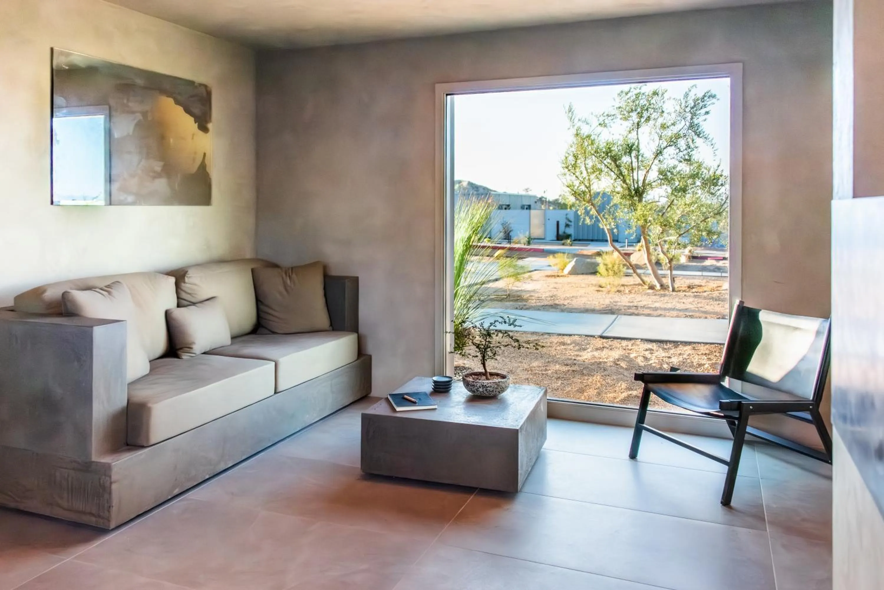 Lobby or reception in RESET Hotel Joshua Tree