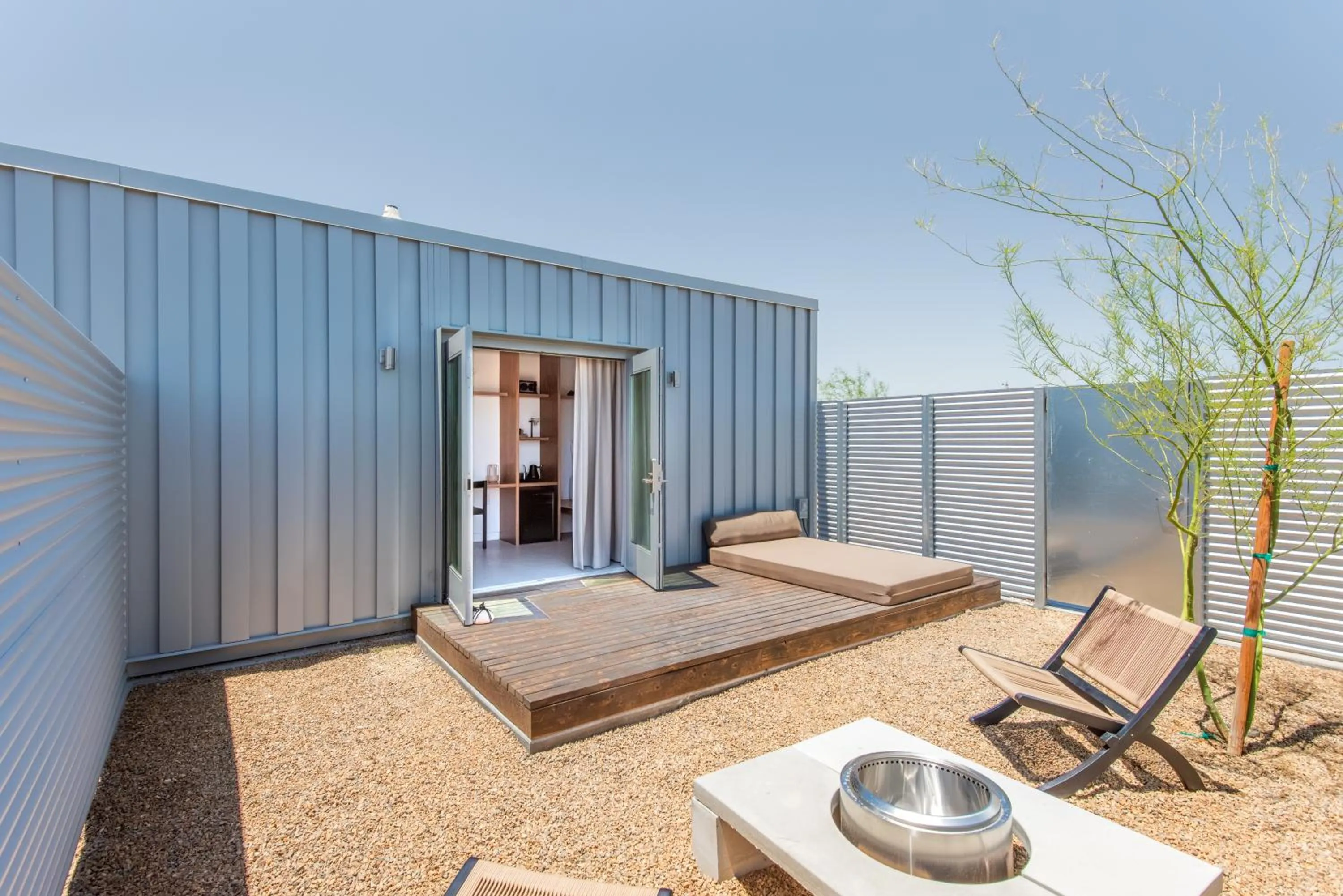 Patio in RESET Hotel Joshua Tree