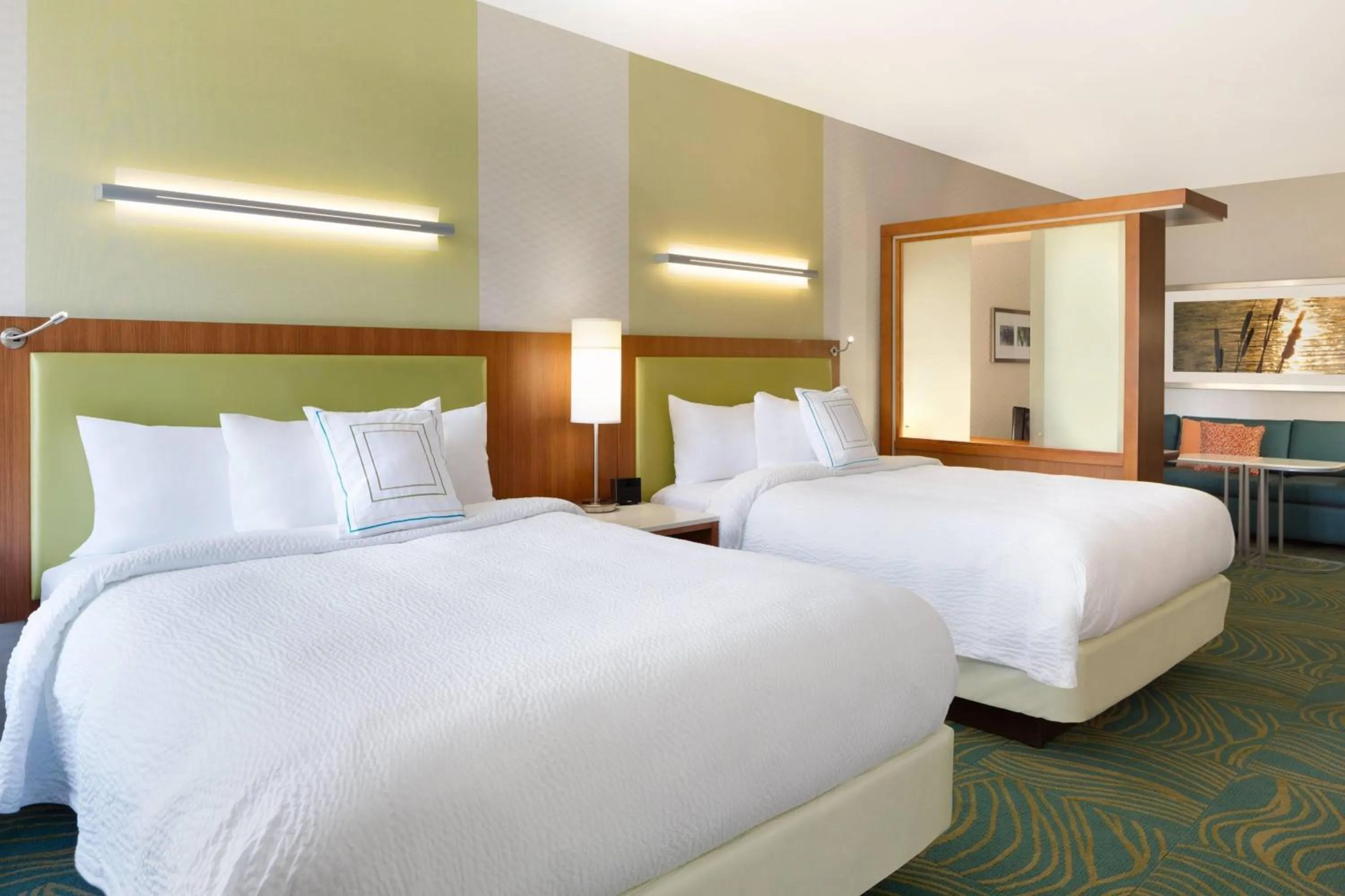 Bedroom, Bed in SpringHill Suites by Marriott Tuscaloosa