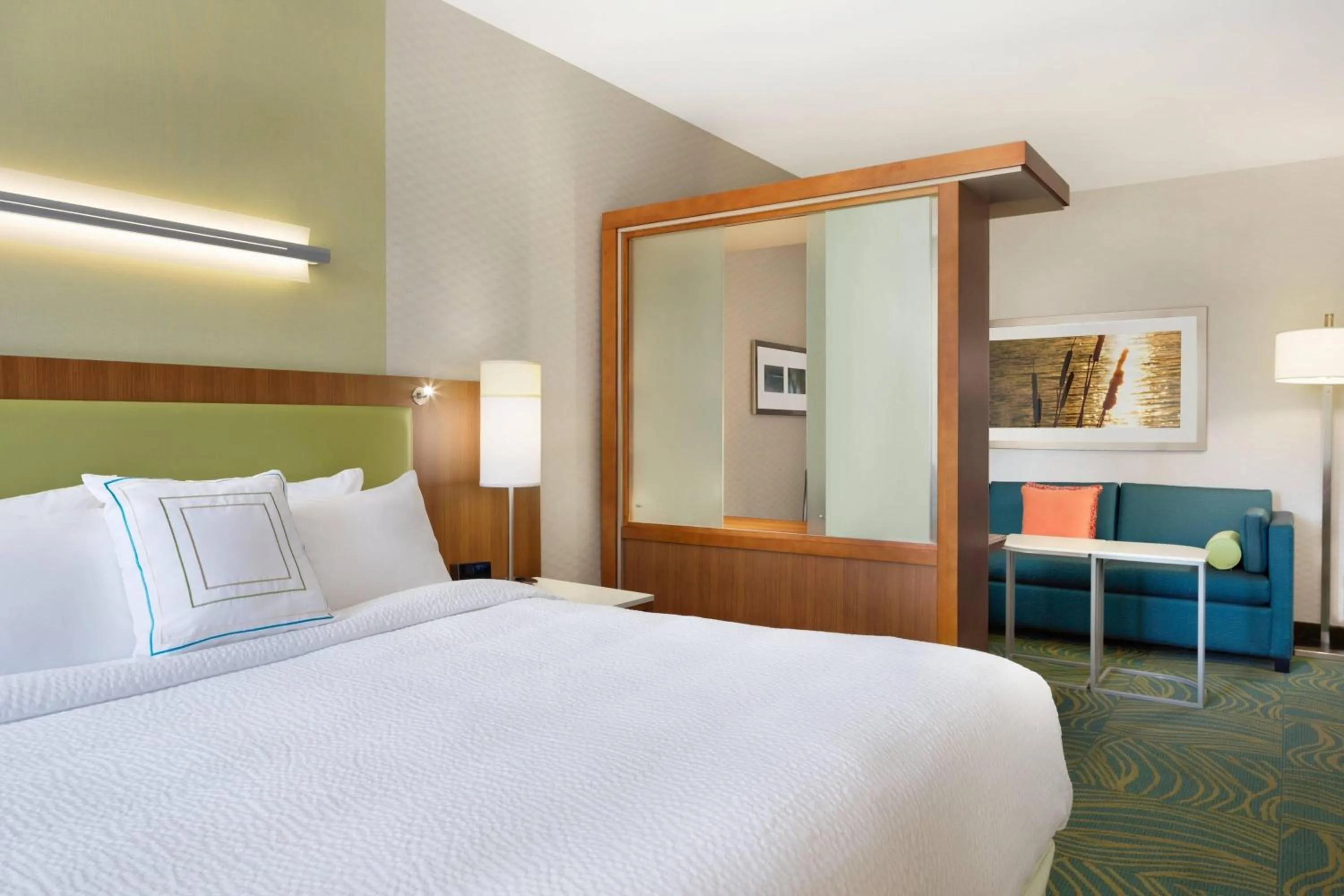 Bedroom, Bed in SpringHill Suites by Marriott Tuscaloosa