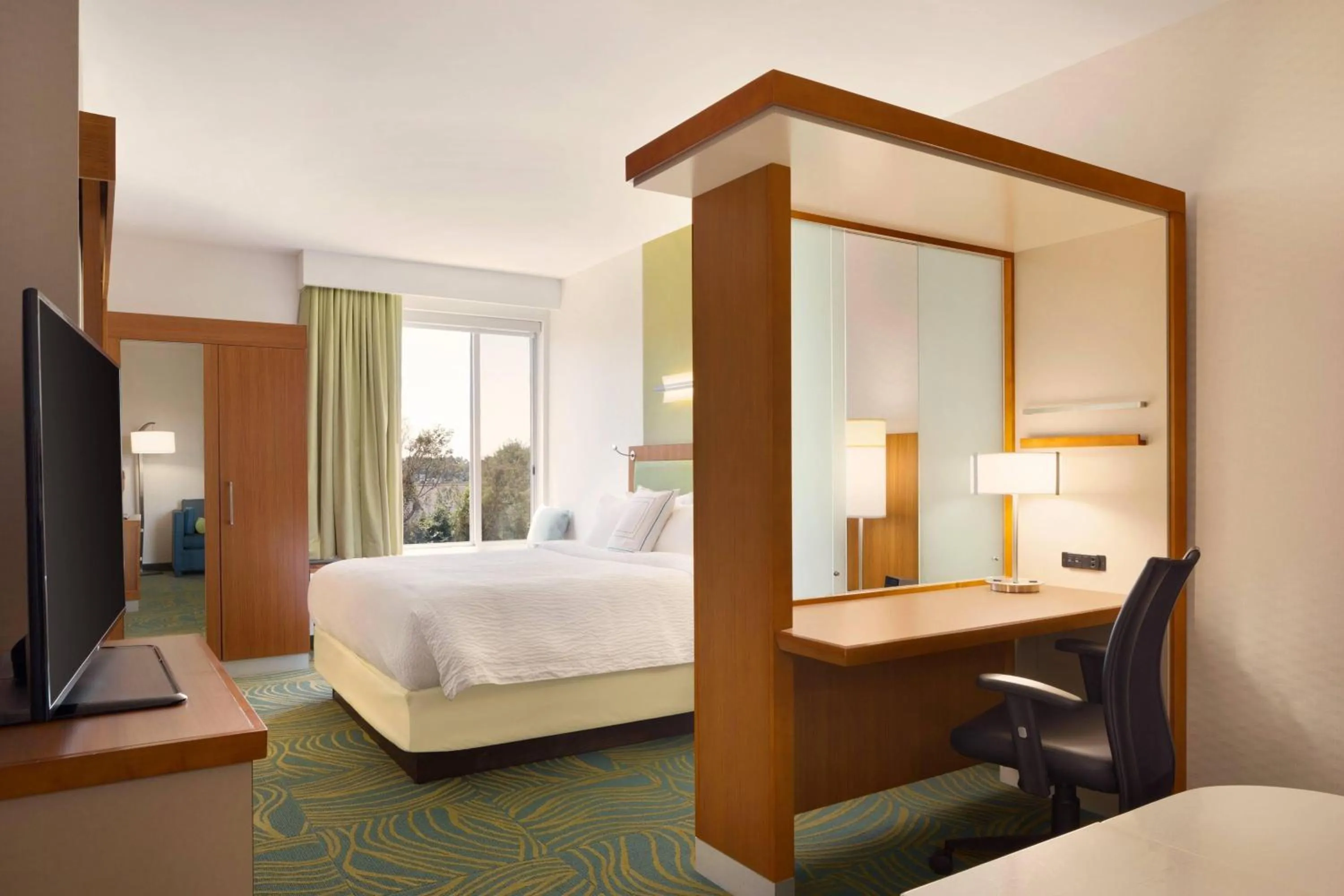 Bedroom, Bed in SpringHill Suites by Marriott Tuscaloosa