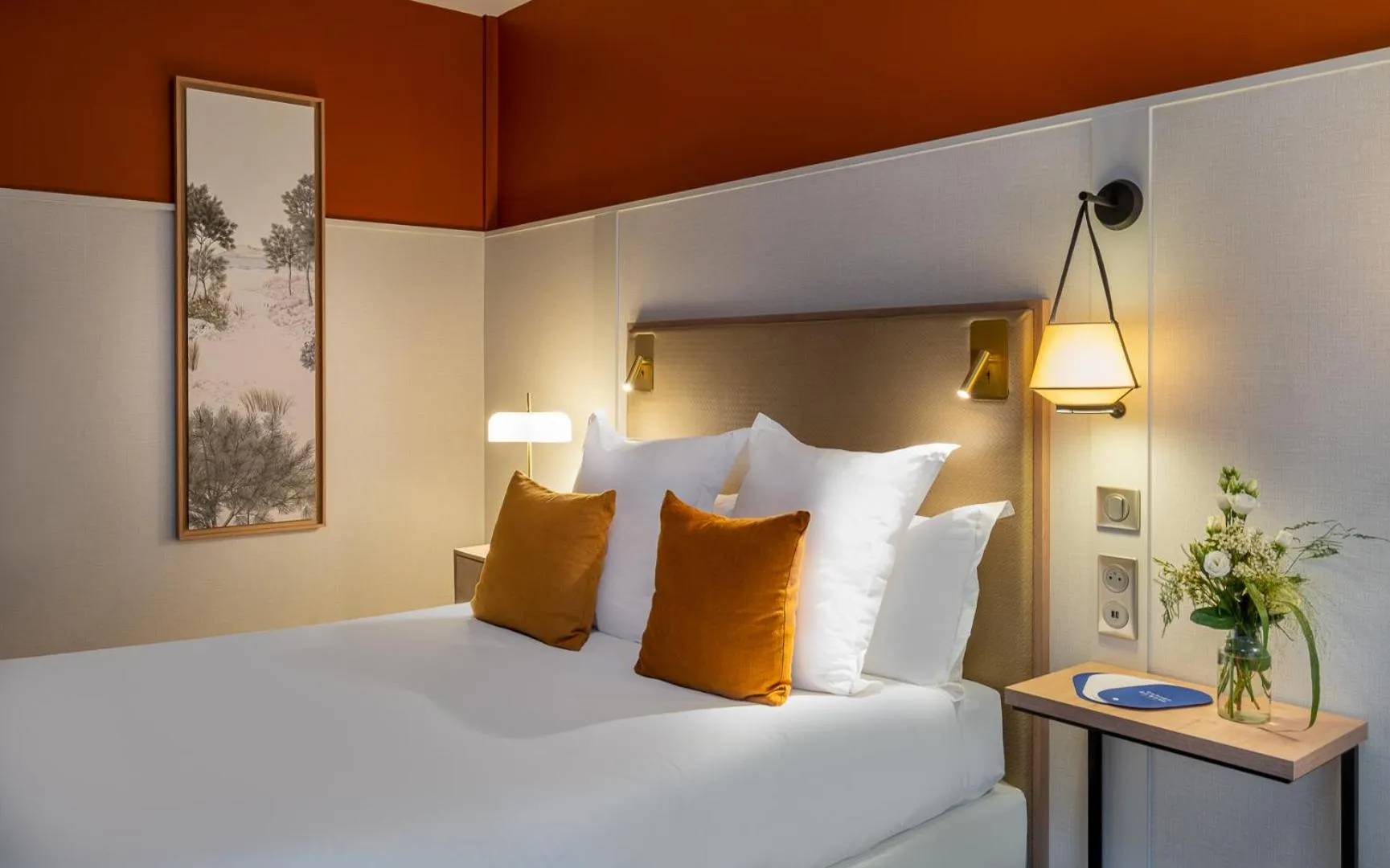 Bedroom, Bed in Hôtel Arcanse by Inwood Hotels