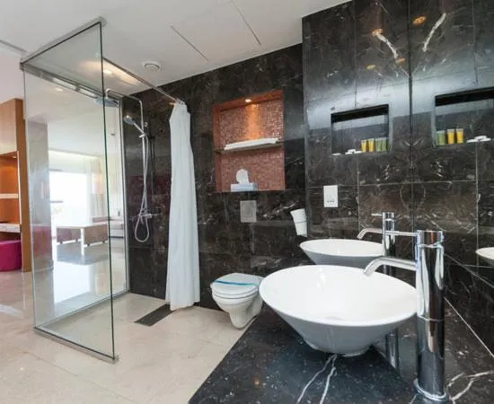 Shower in Odessa Beach Hotel