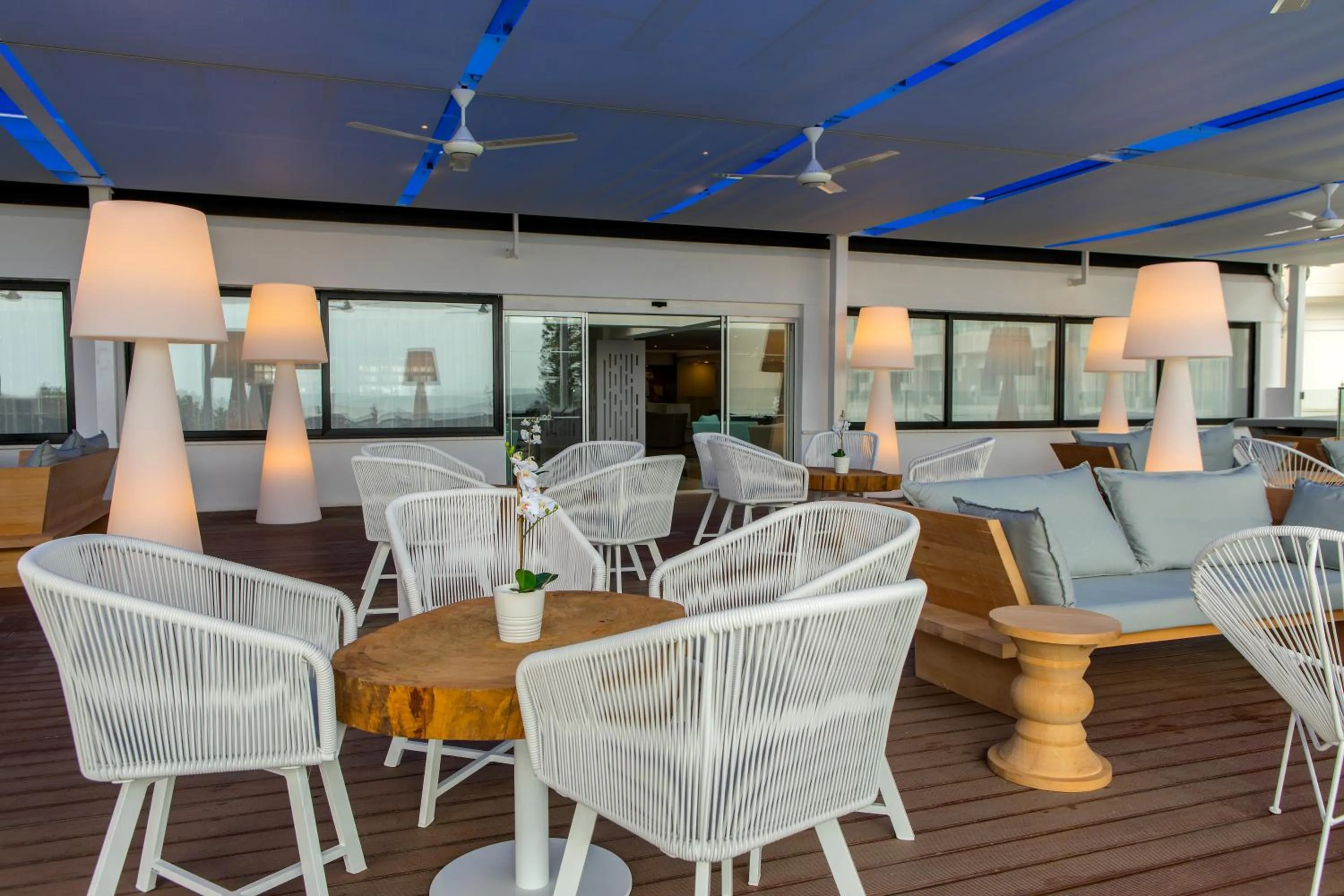 Patio in Odessa Beach Hotel