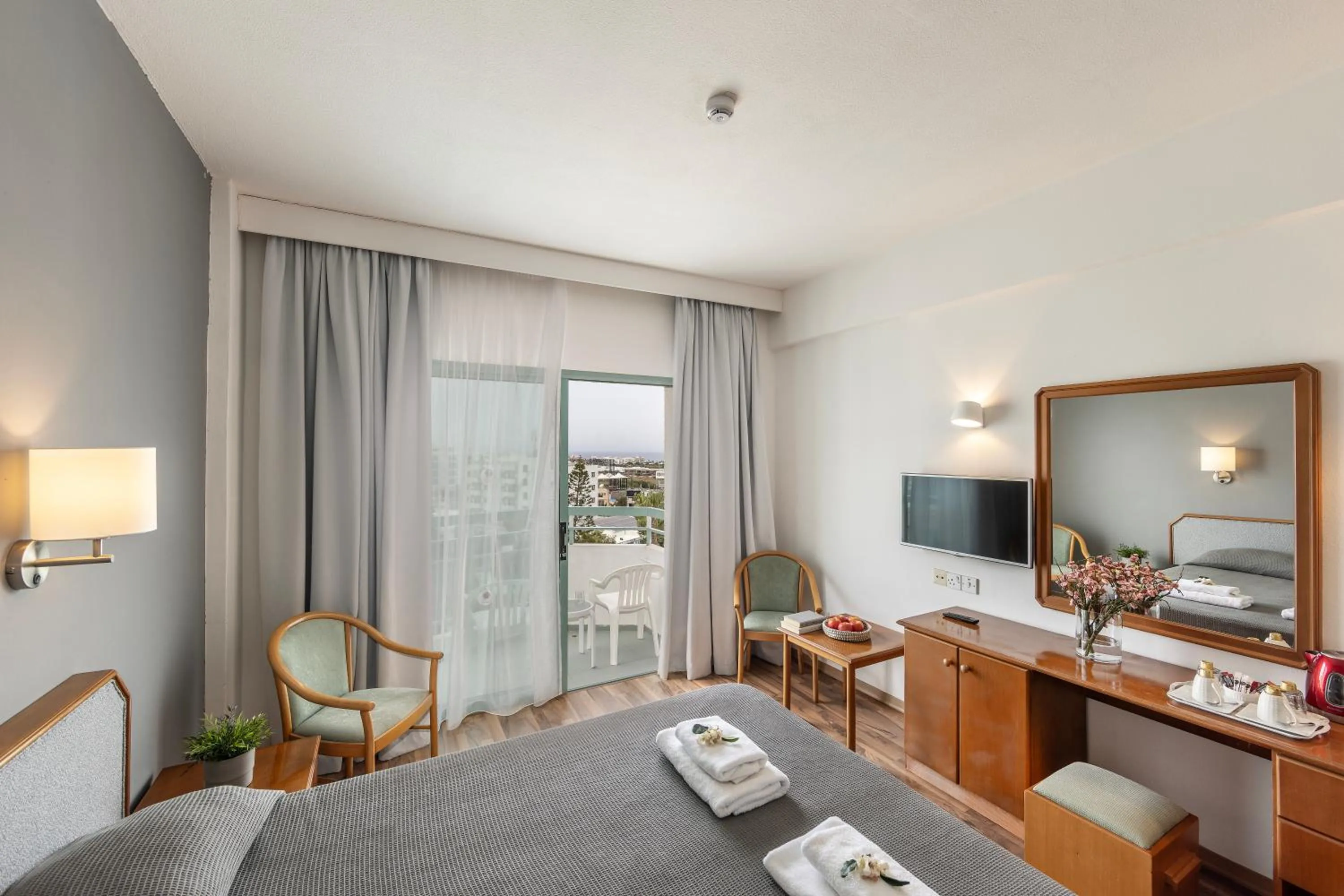 Bedroom in Antigoni Hotel