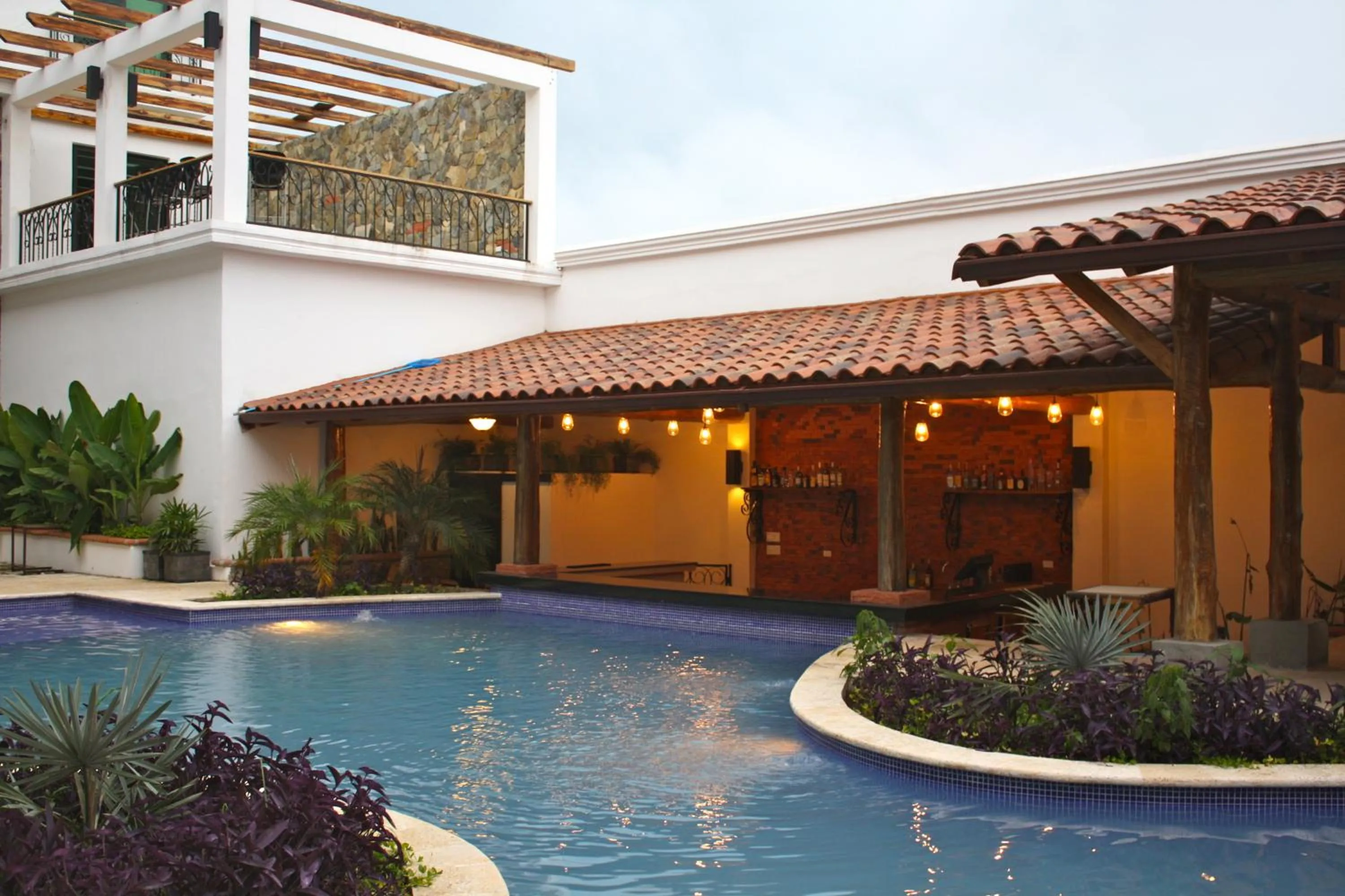 Swimming pool in Hotel Gran David