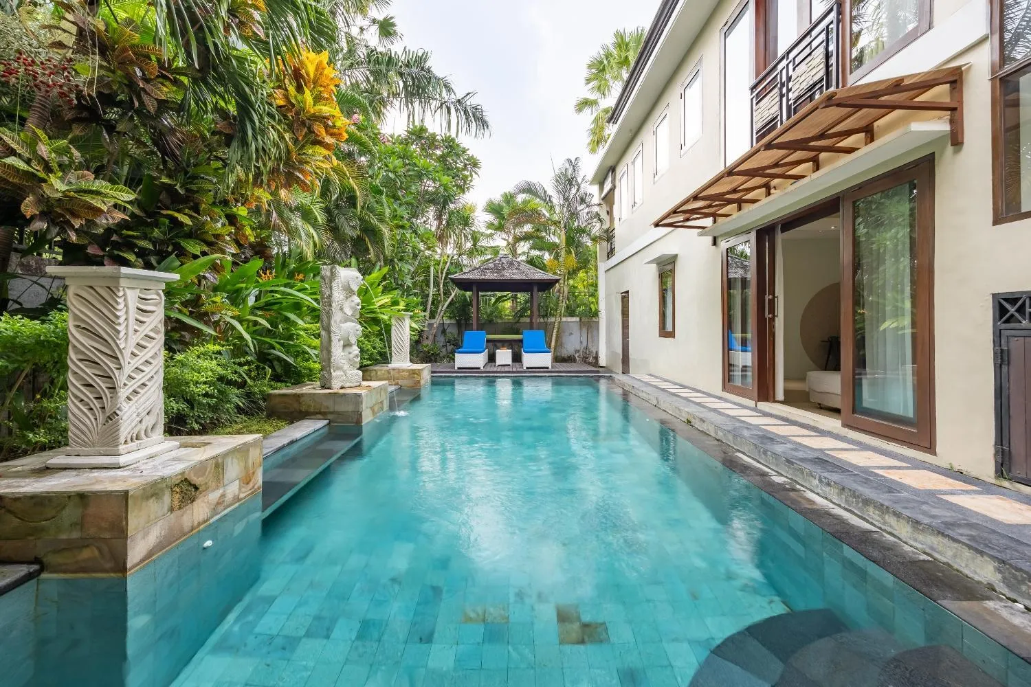 Pool view in Cove The Ricks Villa