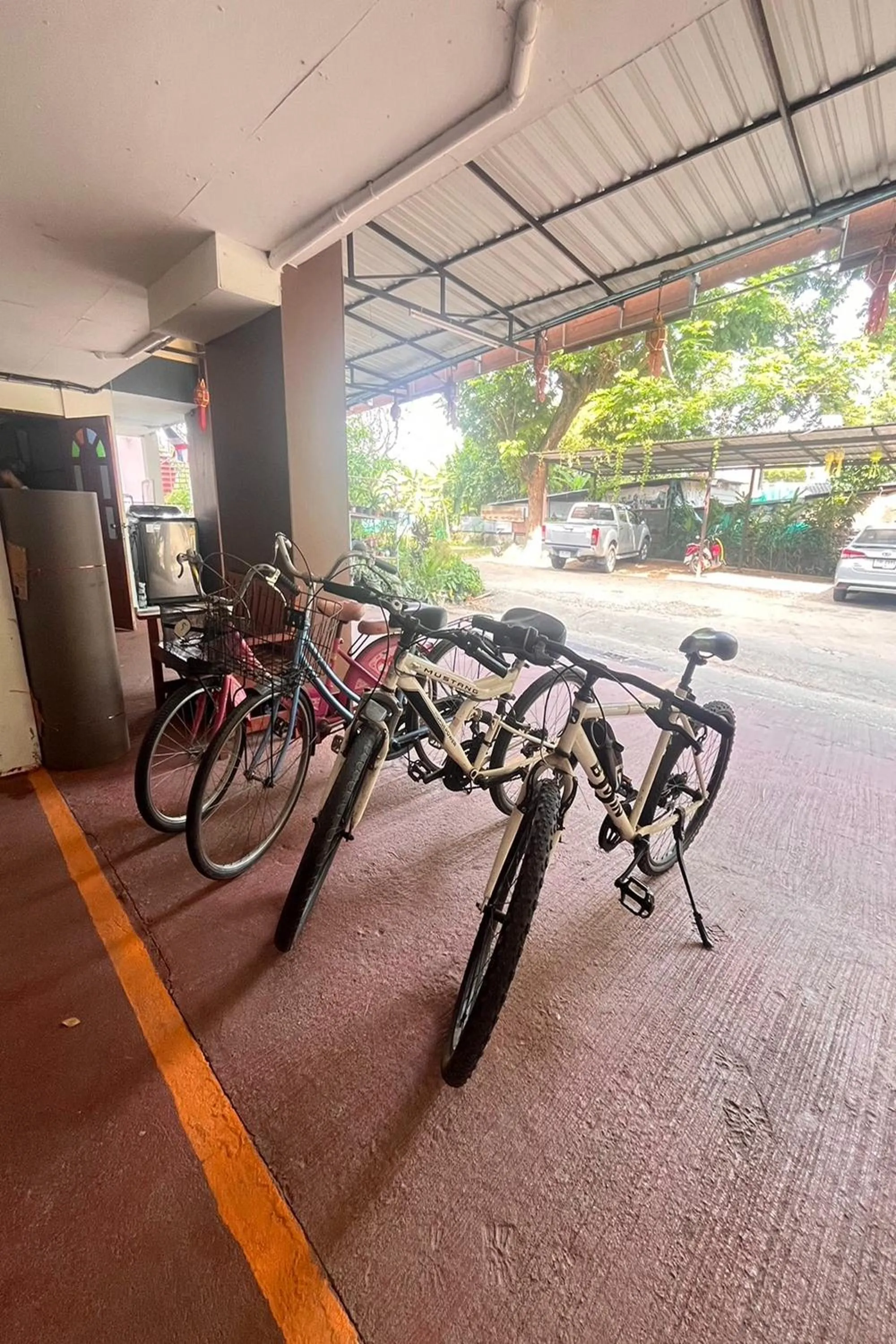 Parking in The First Residence Lamphun