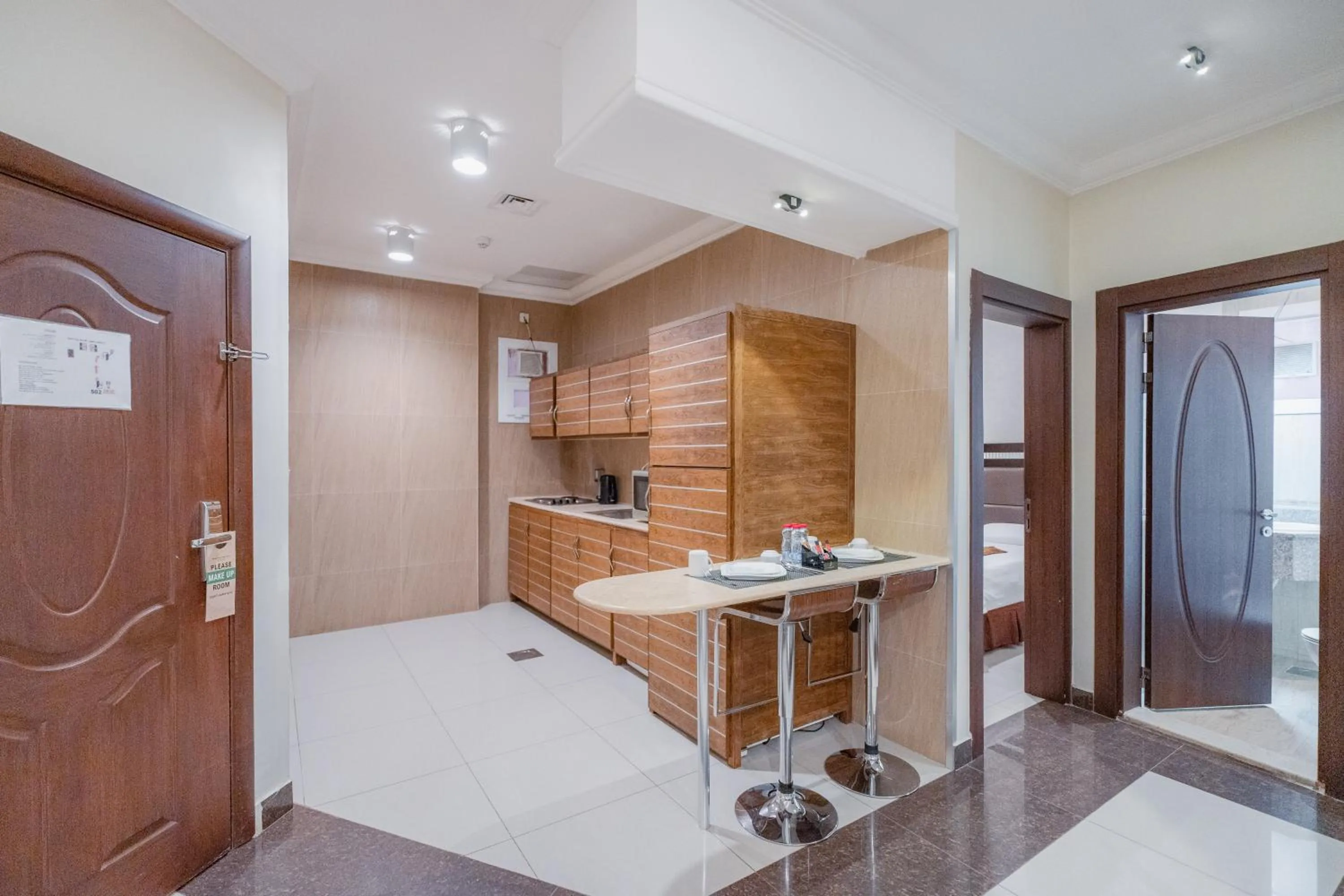 Kitchen or kitchenette in وهج للشقق الفندقية Wahaj Hotel Apartments 2