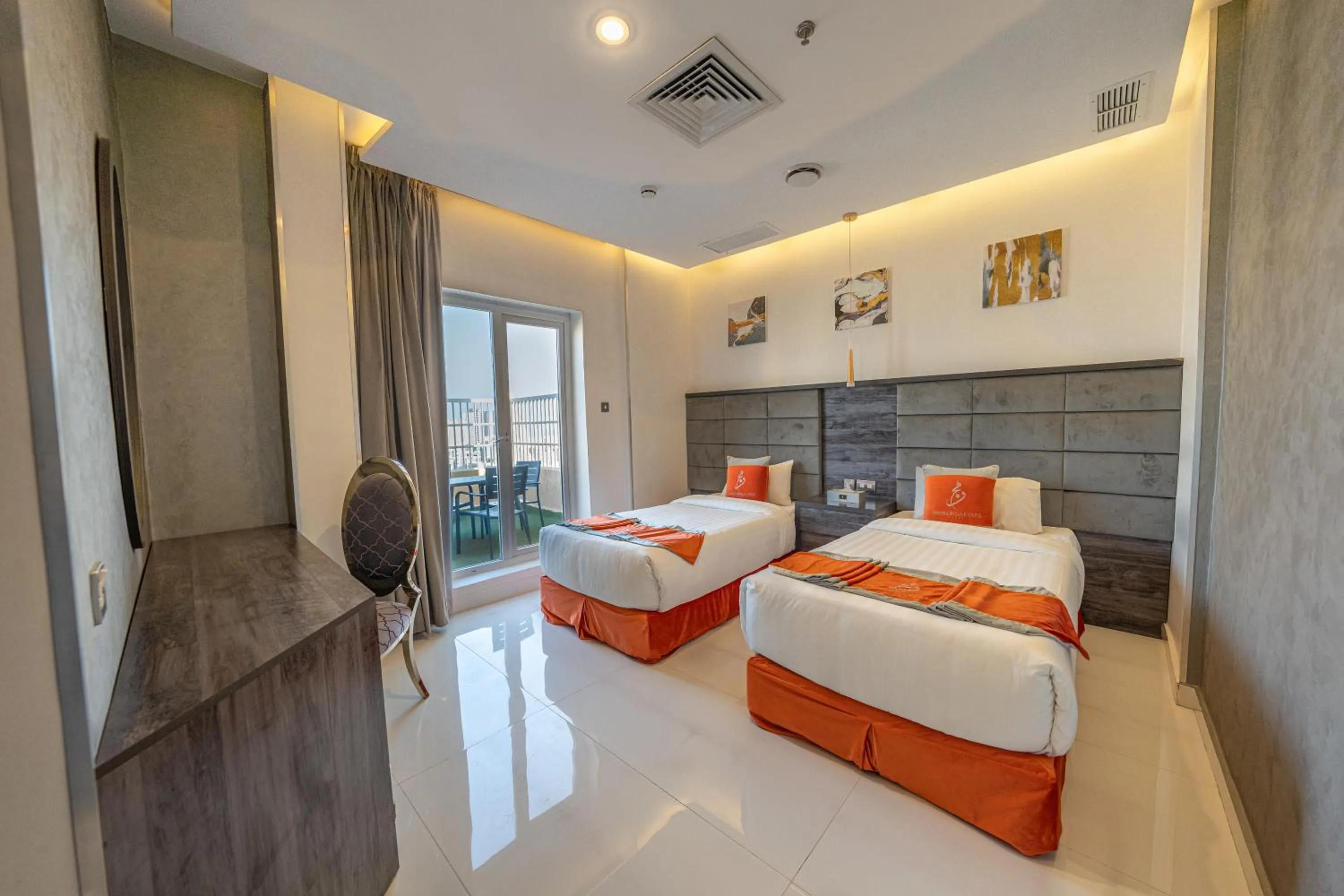 Bed in وهج للشقق الفندقية Wahaj Hotel Apartments 2