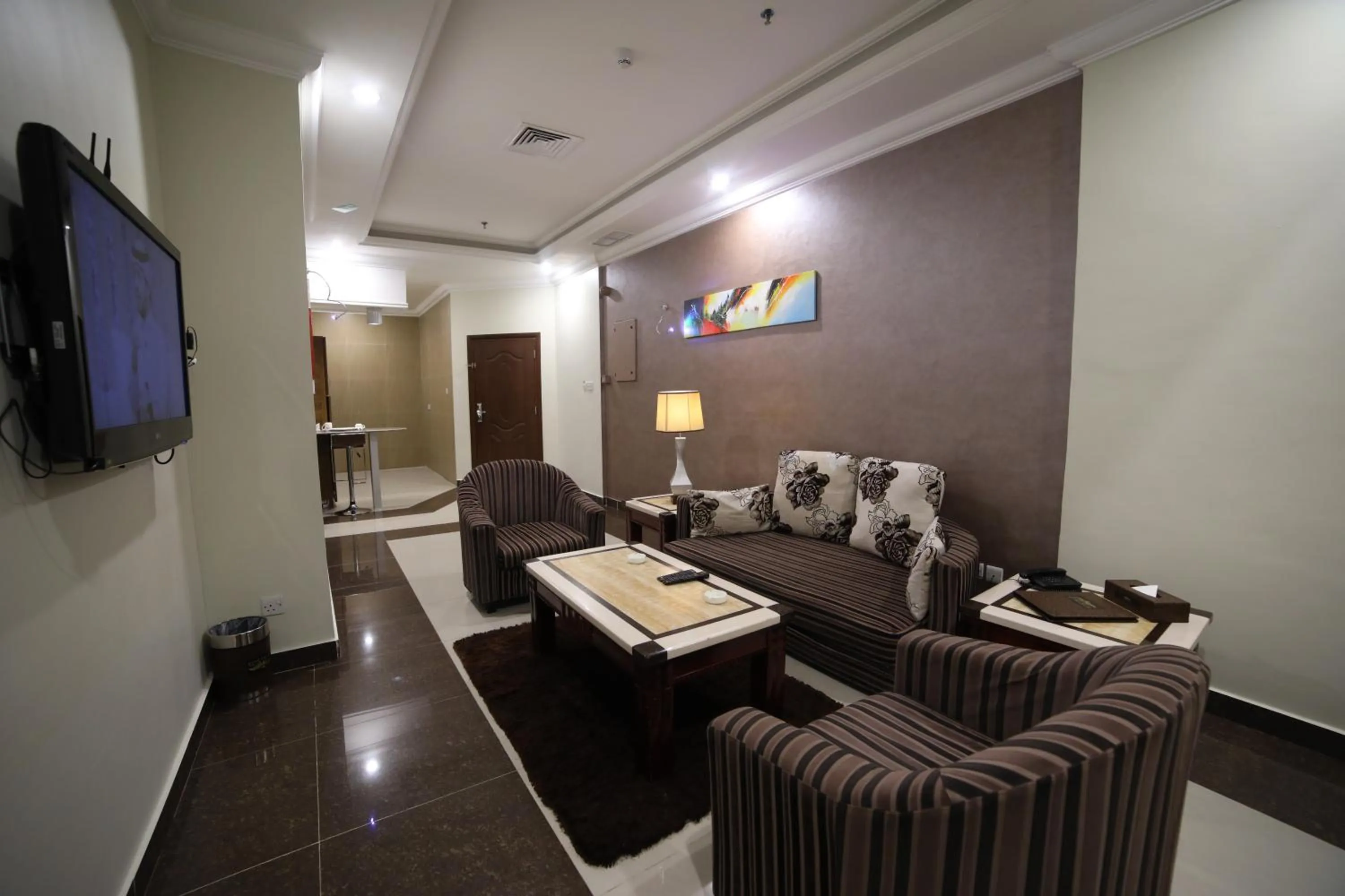 TV and multimedia in وهج للشقق الفندقية Wahaj Hotel Apartments 2