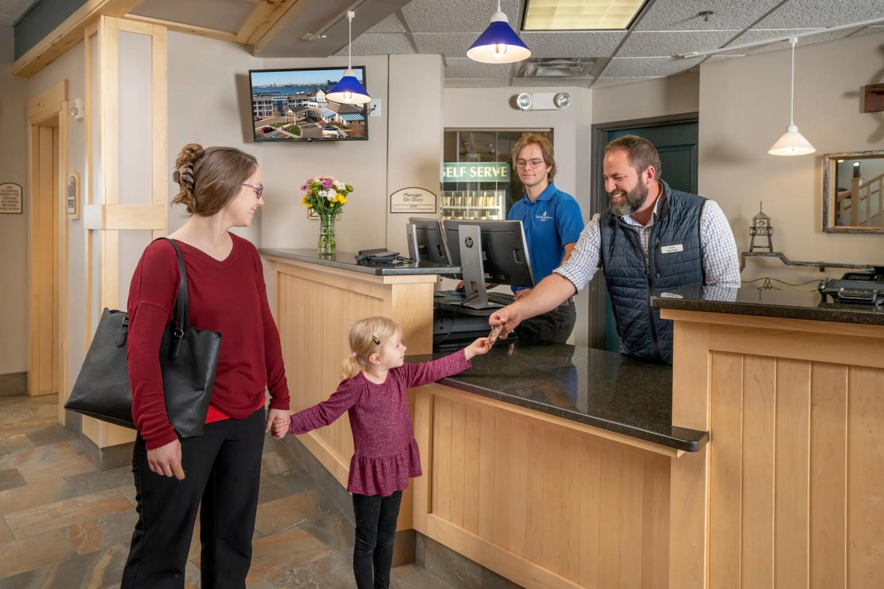 Property building in Park Point Marina Inn