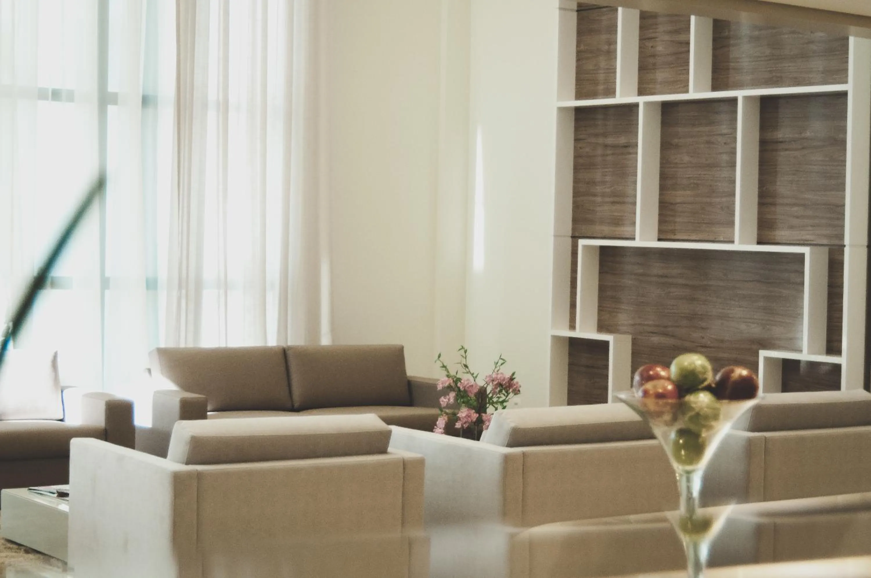 Communal lounge/ TV room in Nobile Suites Gran Lumni