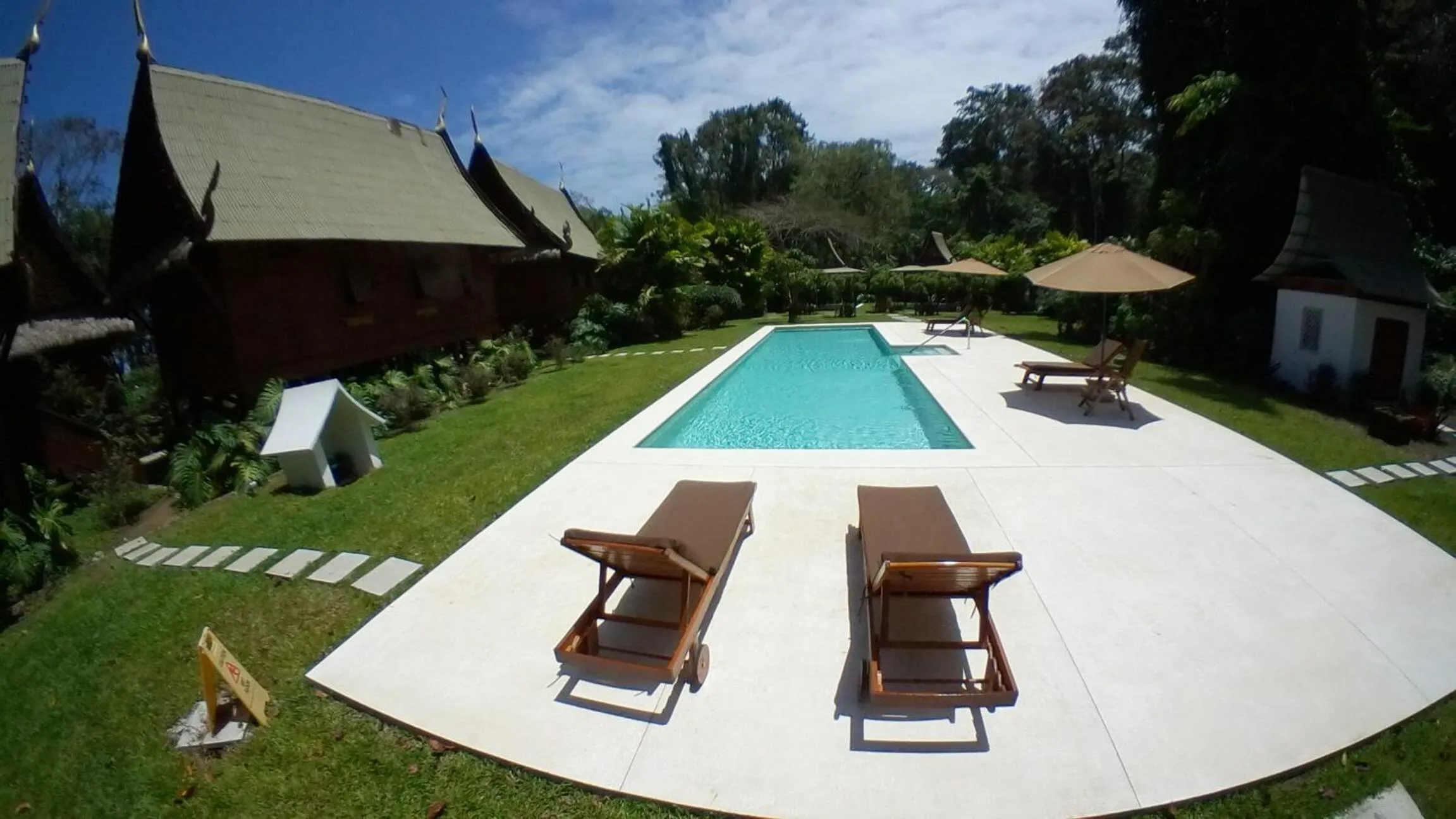 Swimming pool in Lanna Ban Hotel