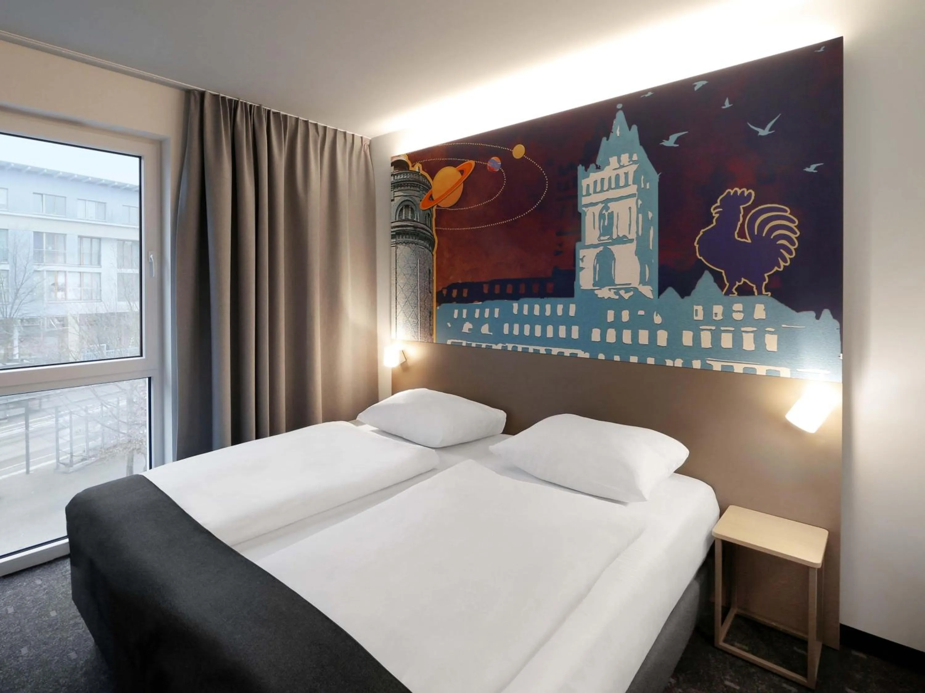 Photo of the whole room, Bed in B&B HOTEL Frankfurt-Oder