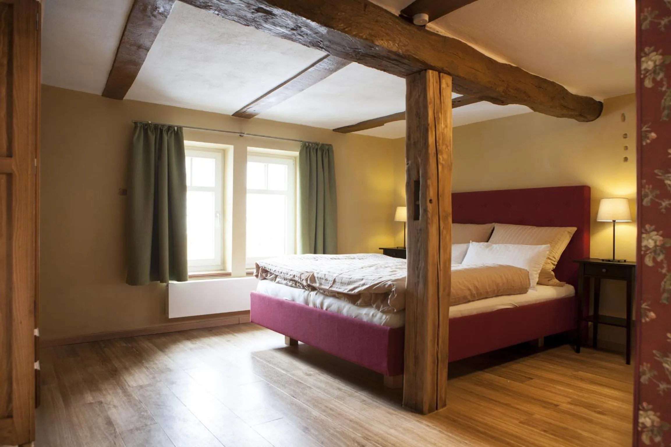 Decorative detail, Bed in Hotel Bellini