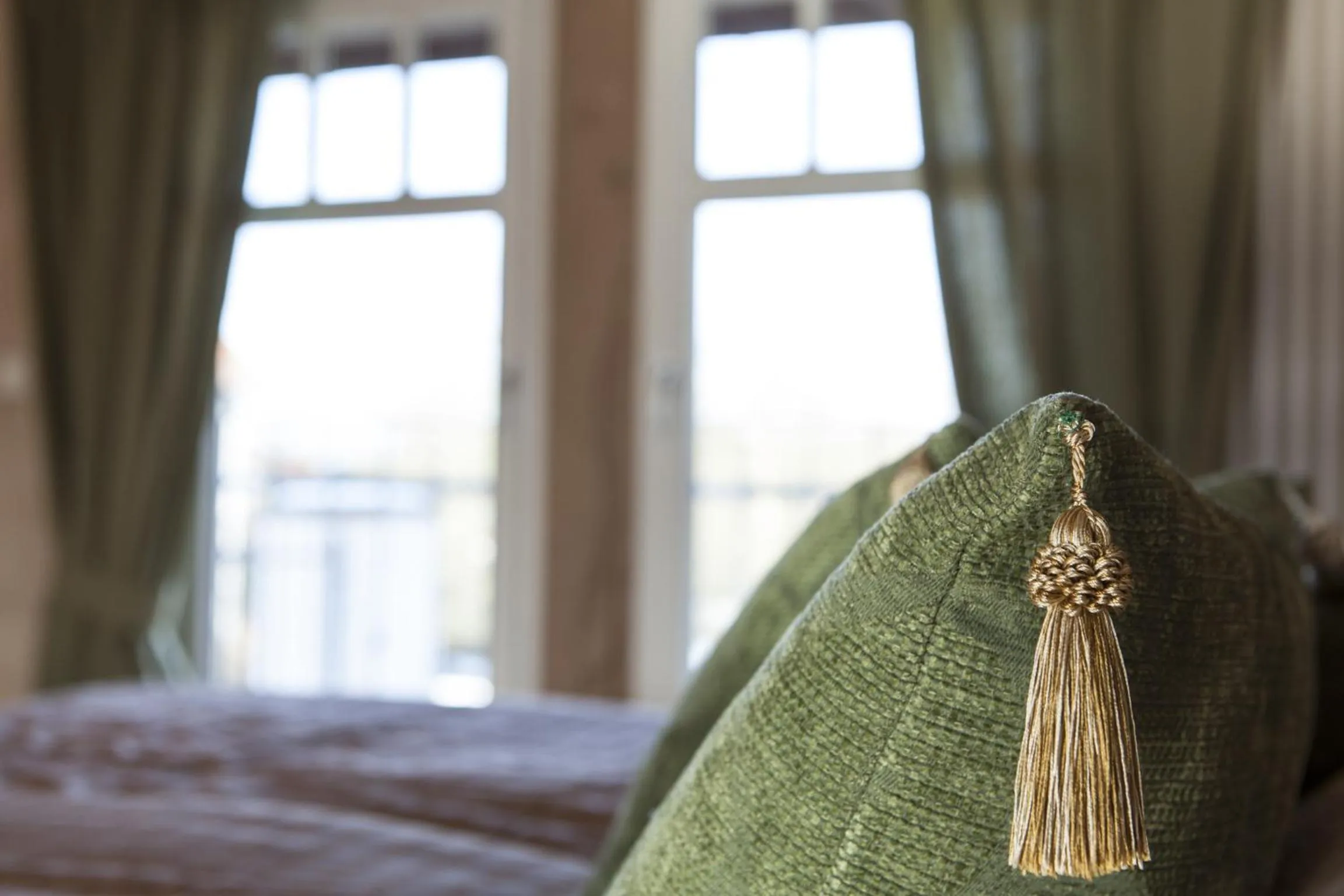 Decorative detail, Bed in Hotel Bellini