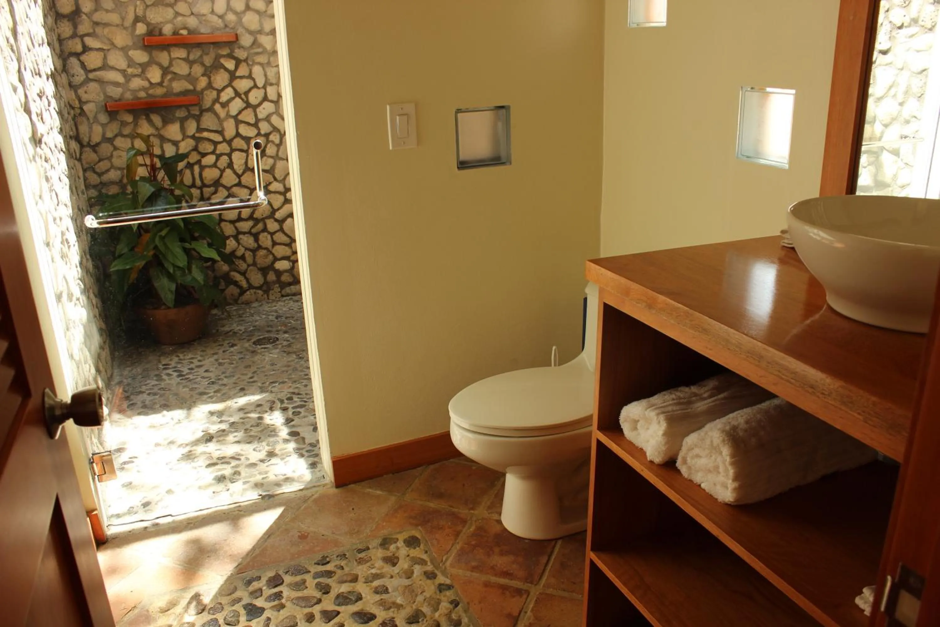 Bathroom in Coral Beach Village Resort