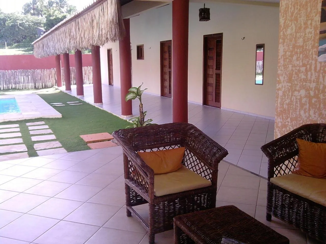 Patio in Pousada Brasita