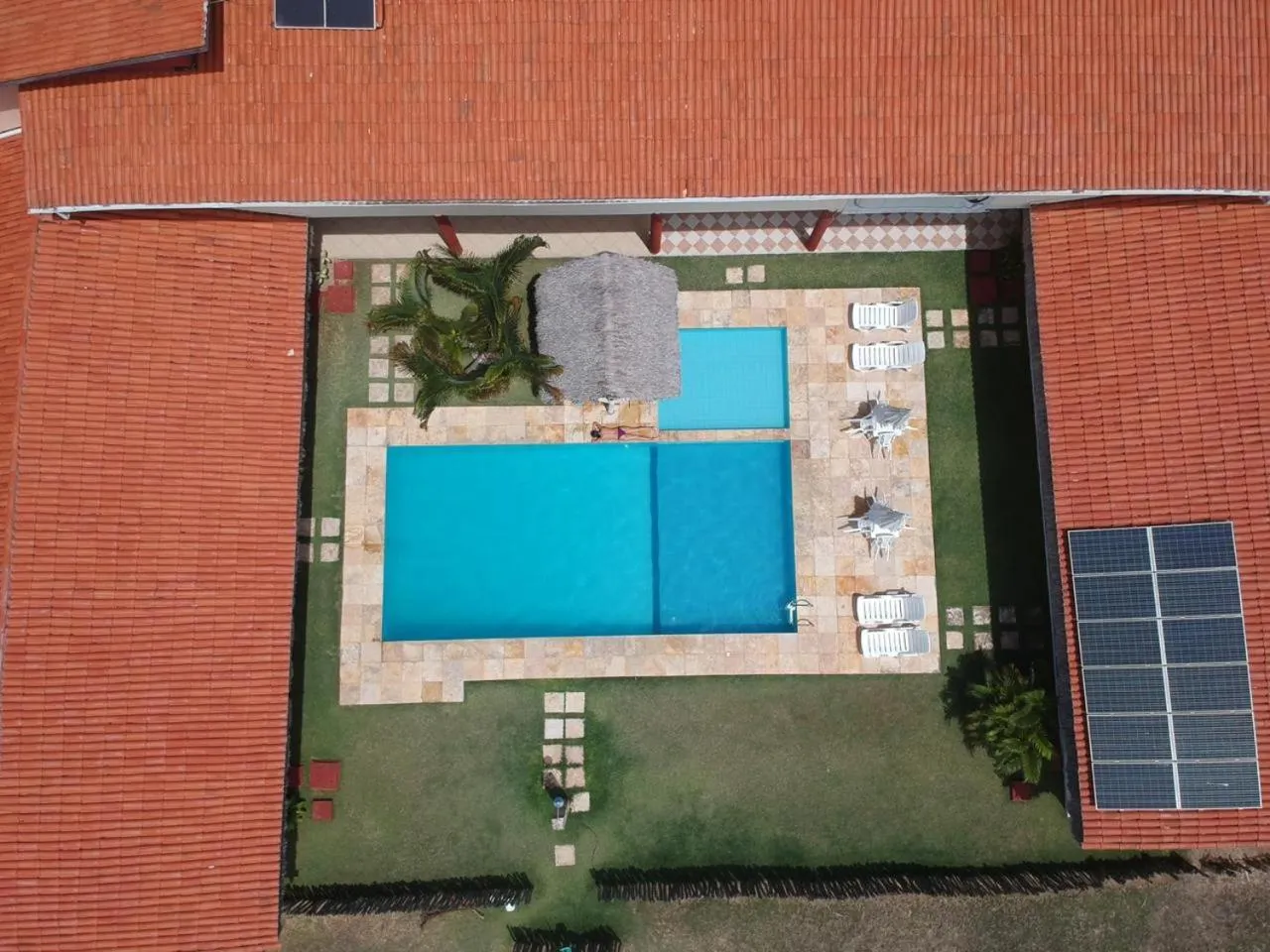 Bird's eye view in Pousada Brasita