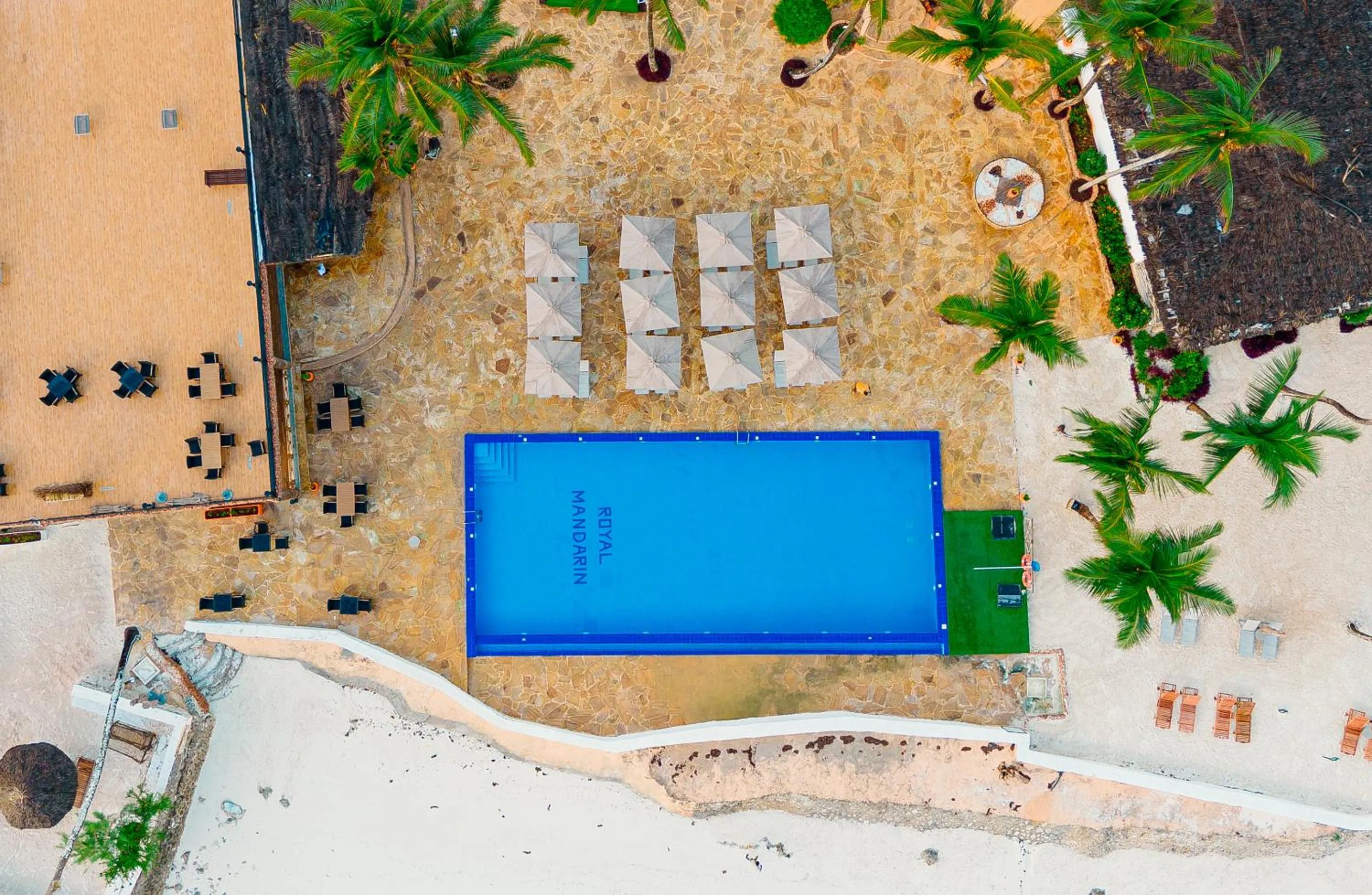 Pool view in Royal Mandarin Hotel & Resort Zanzibar