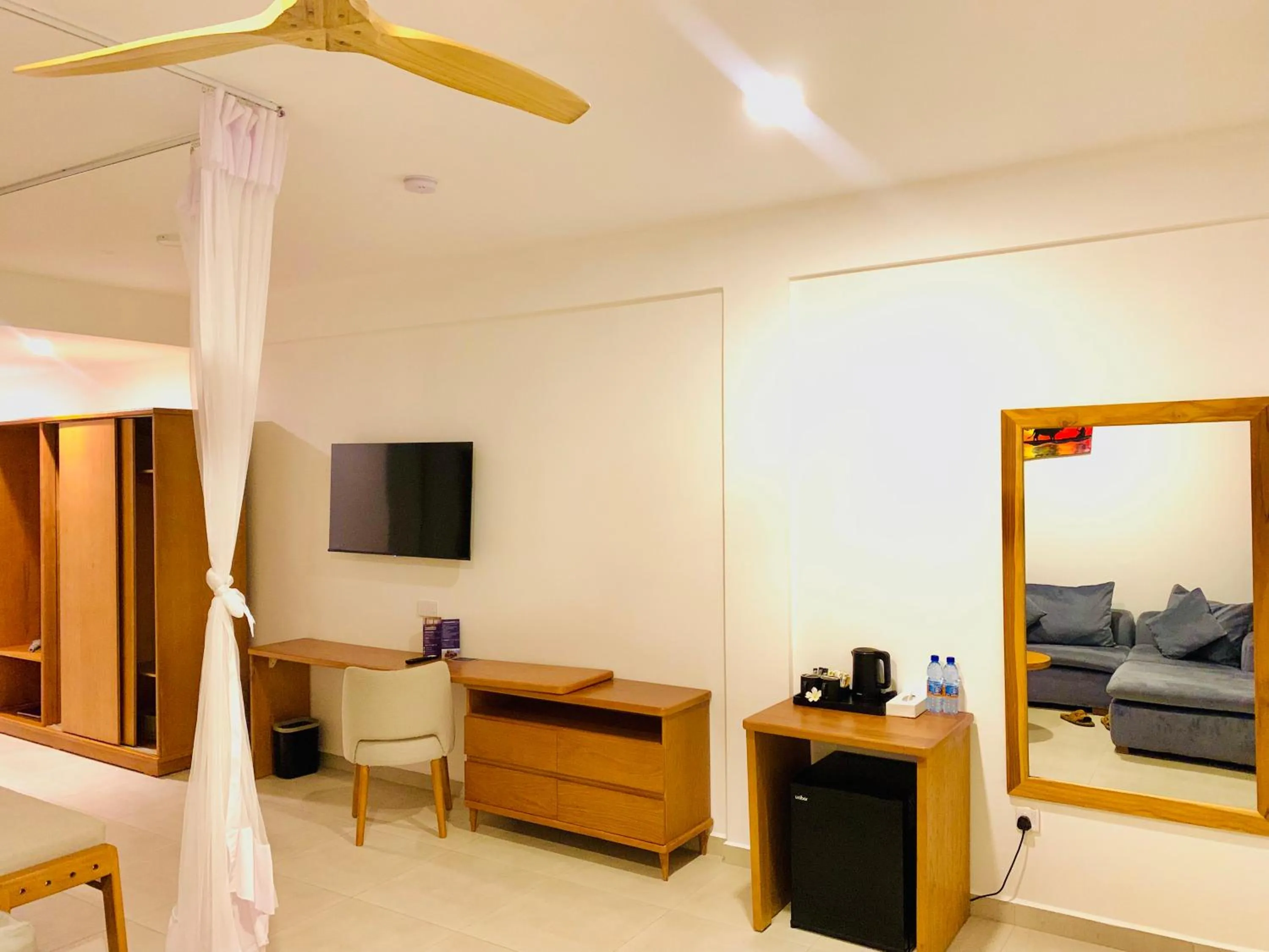 Bed in Royal Mandarin Hotel & Resort Zanzibar