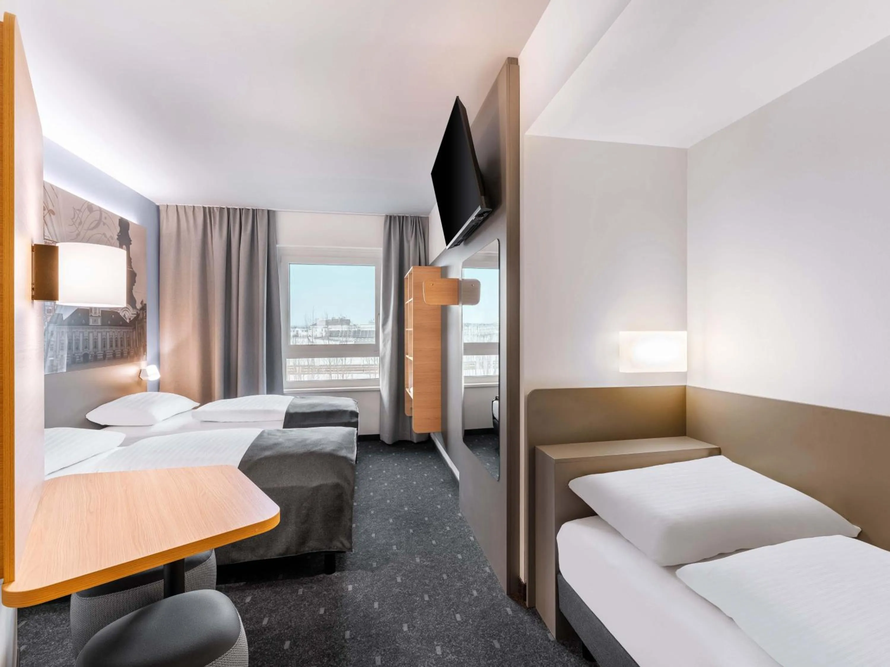 Photo of the whole room, Bed in B&B HOTEL St-Pölten