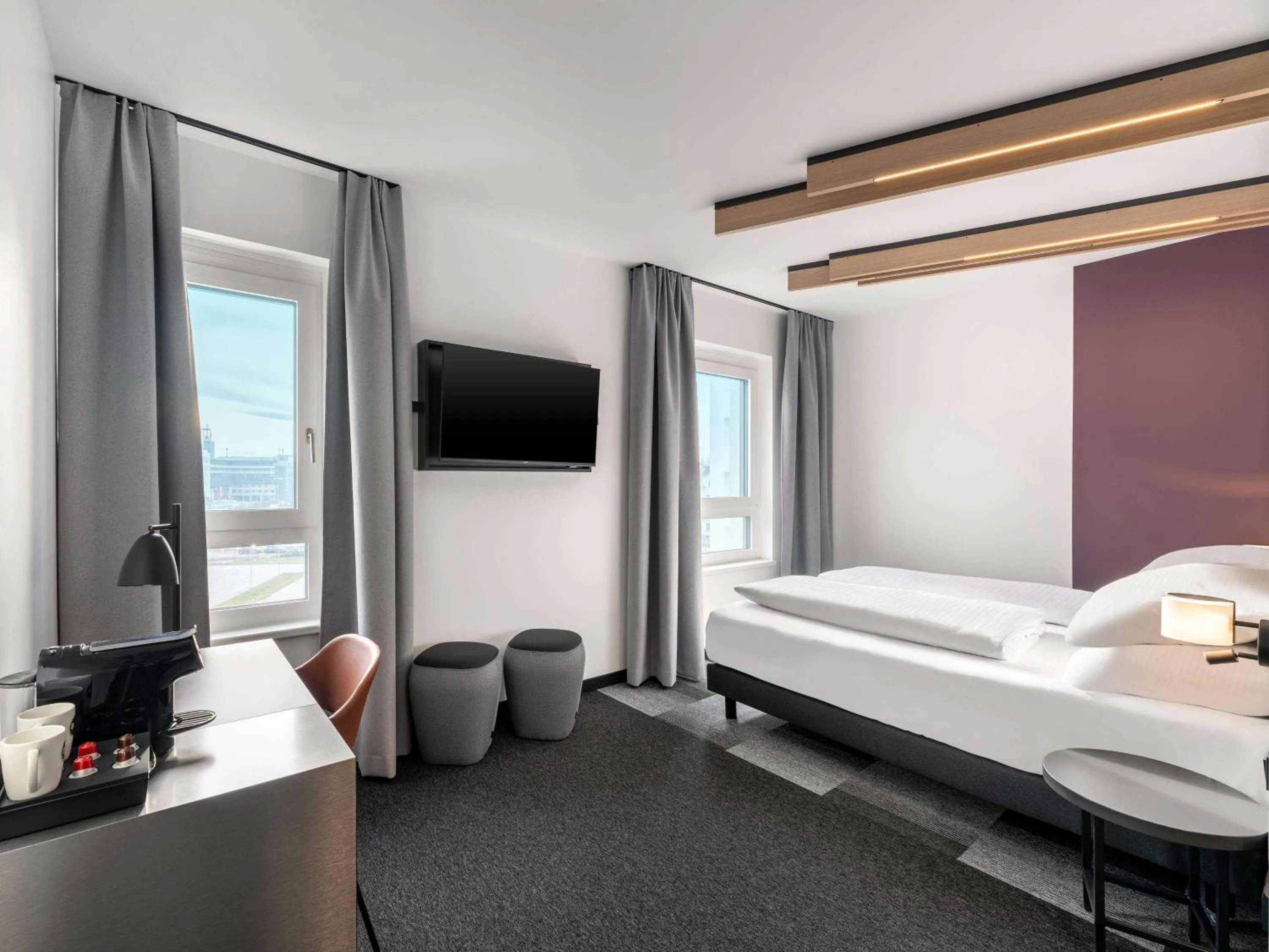 Photo of the whole room, Bed in B&B HOTEL St-Pölten